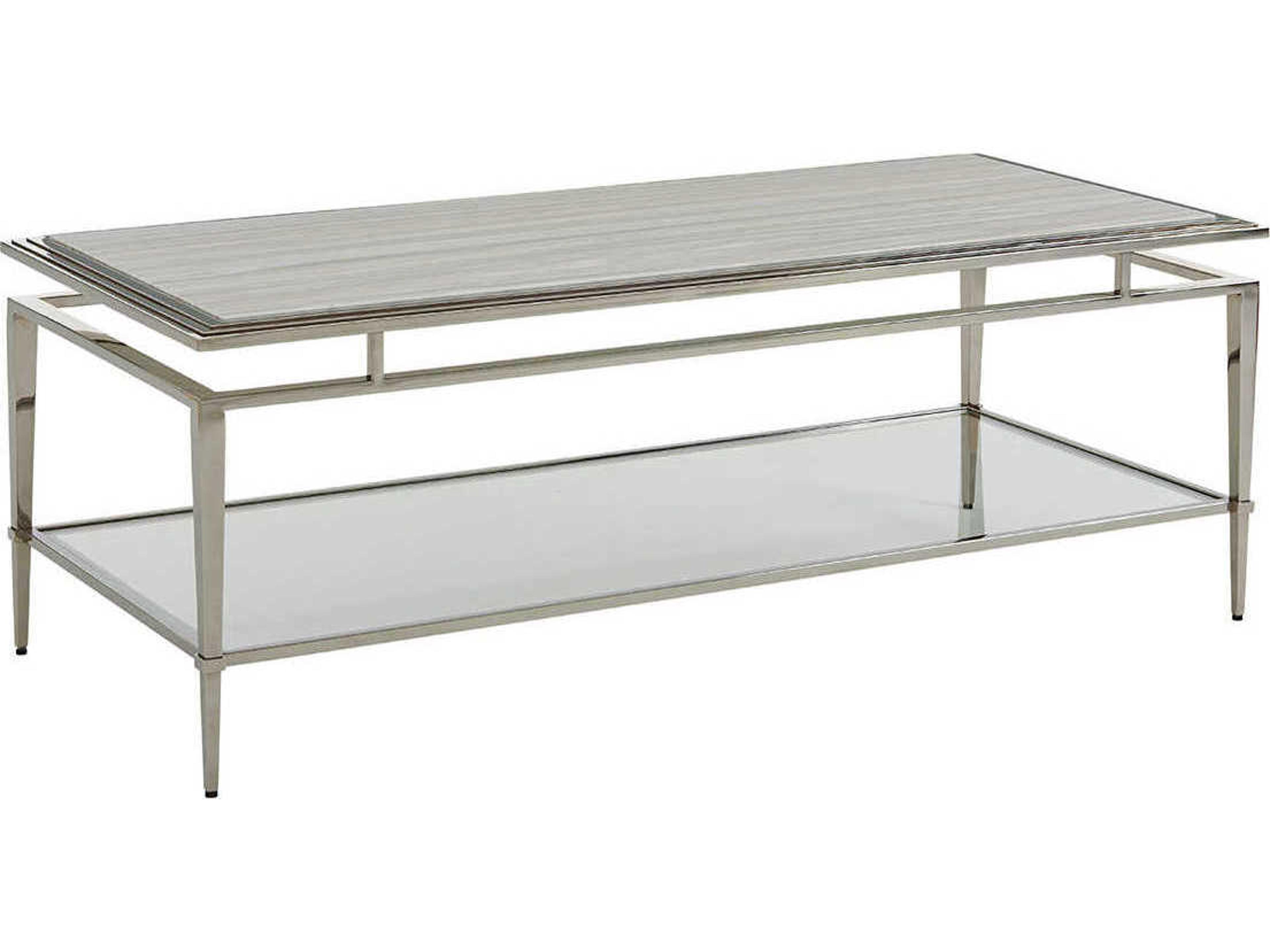 Lexington Rectangular Marble Coffee Table