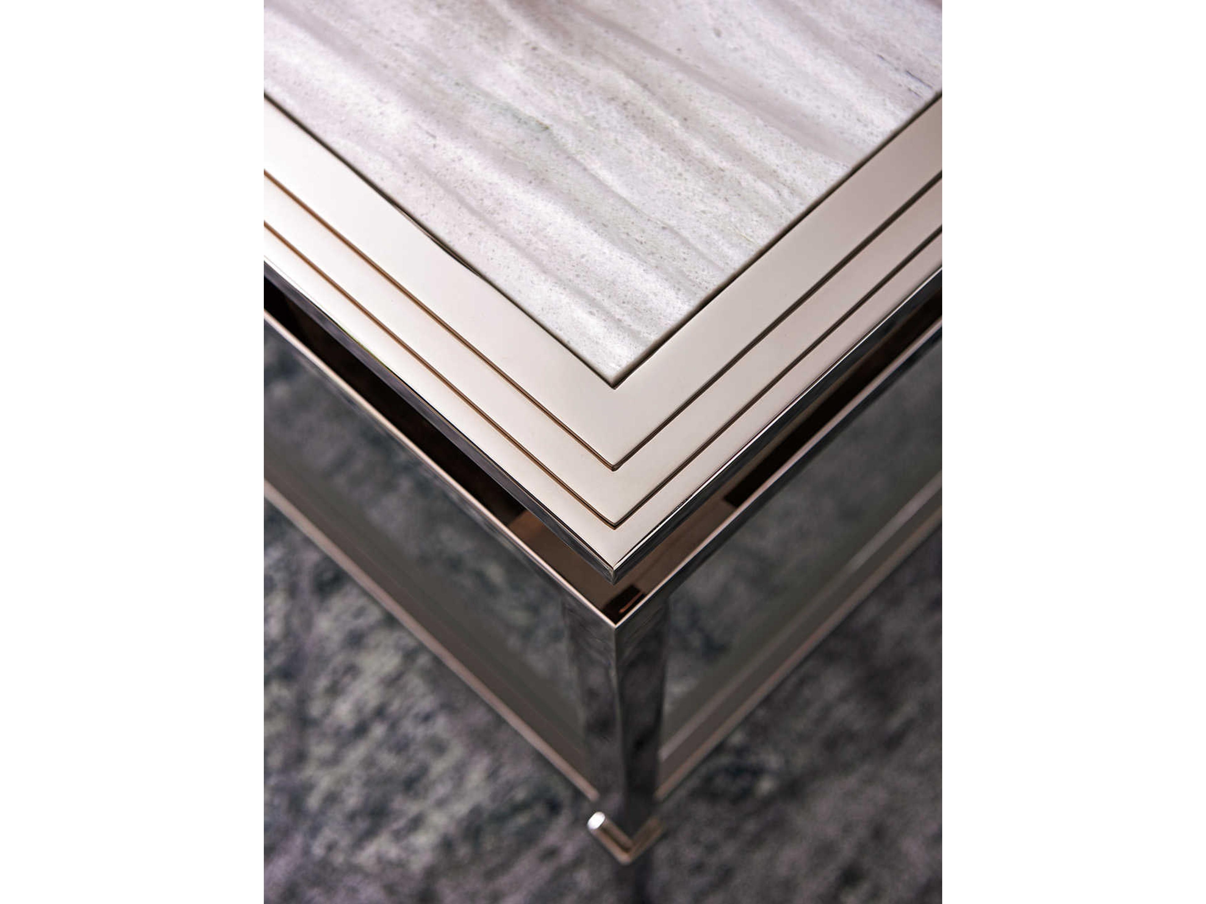 Lexington Rectangular Marble Coffee Table