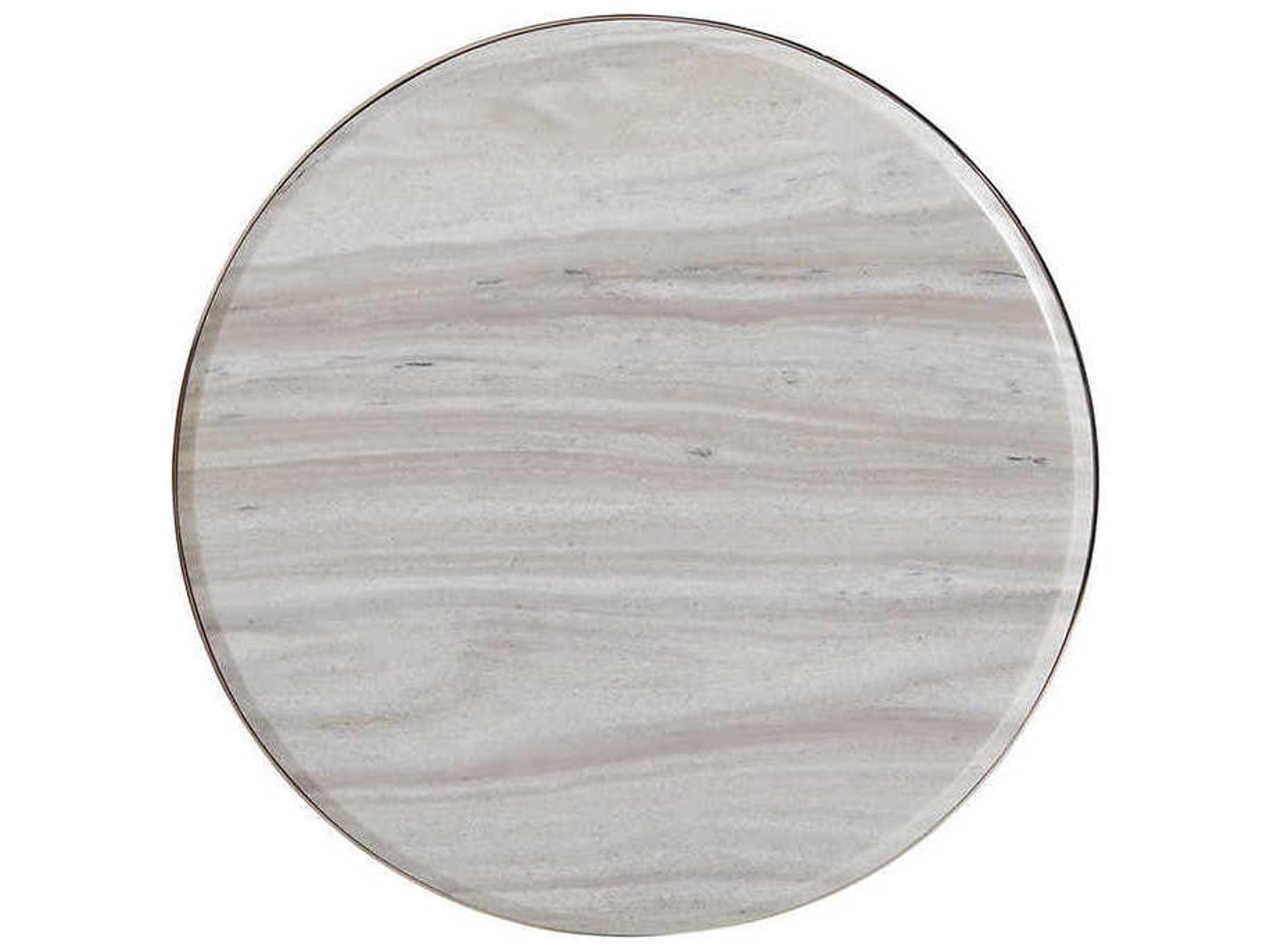 Lexington Round Marble End Table