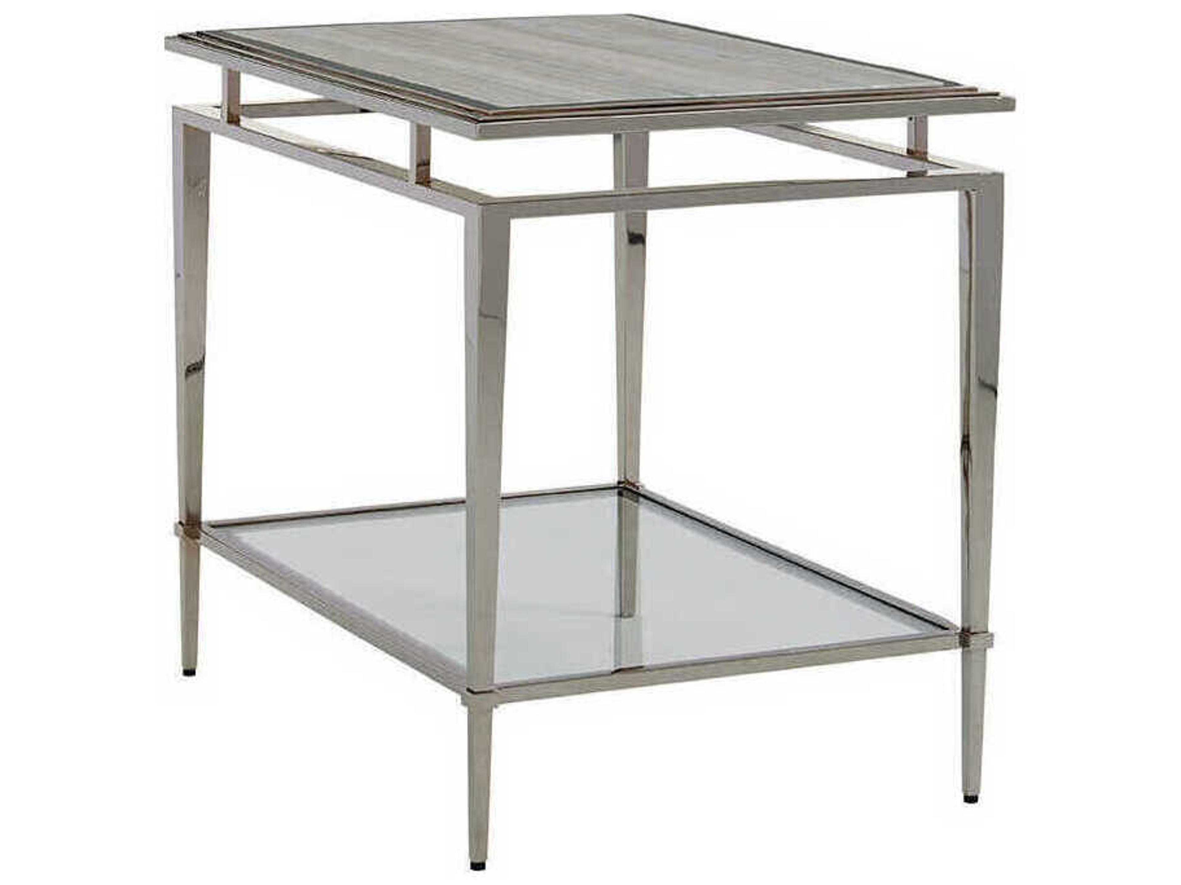 Rectangular Marble End Table