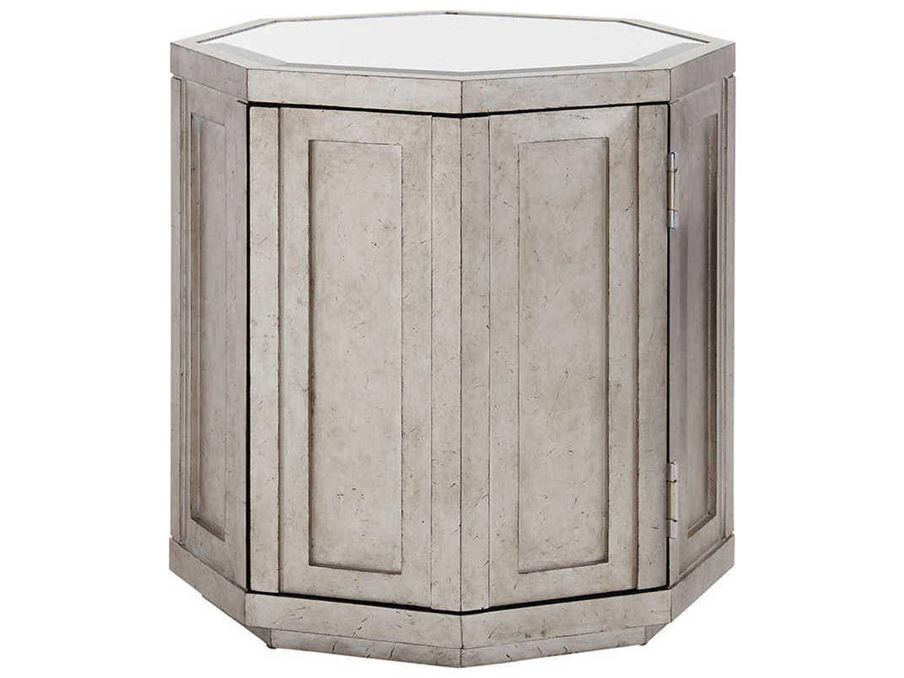 Lexington Octagon Glass End Table