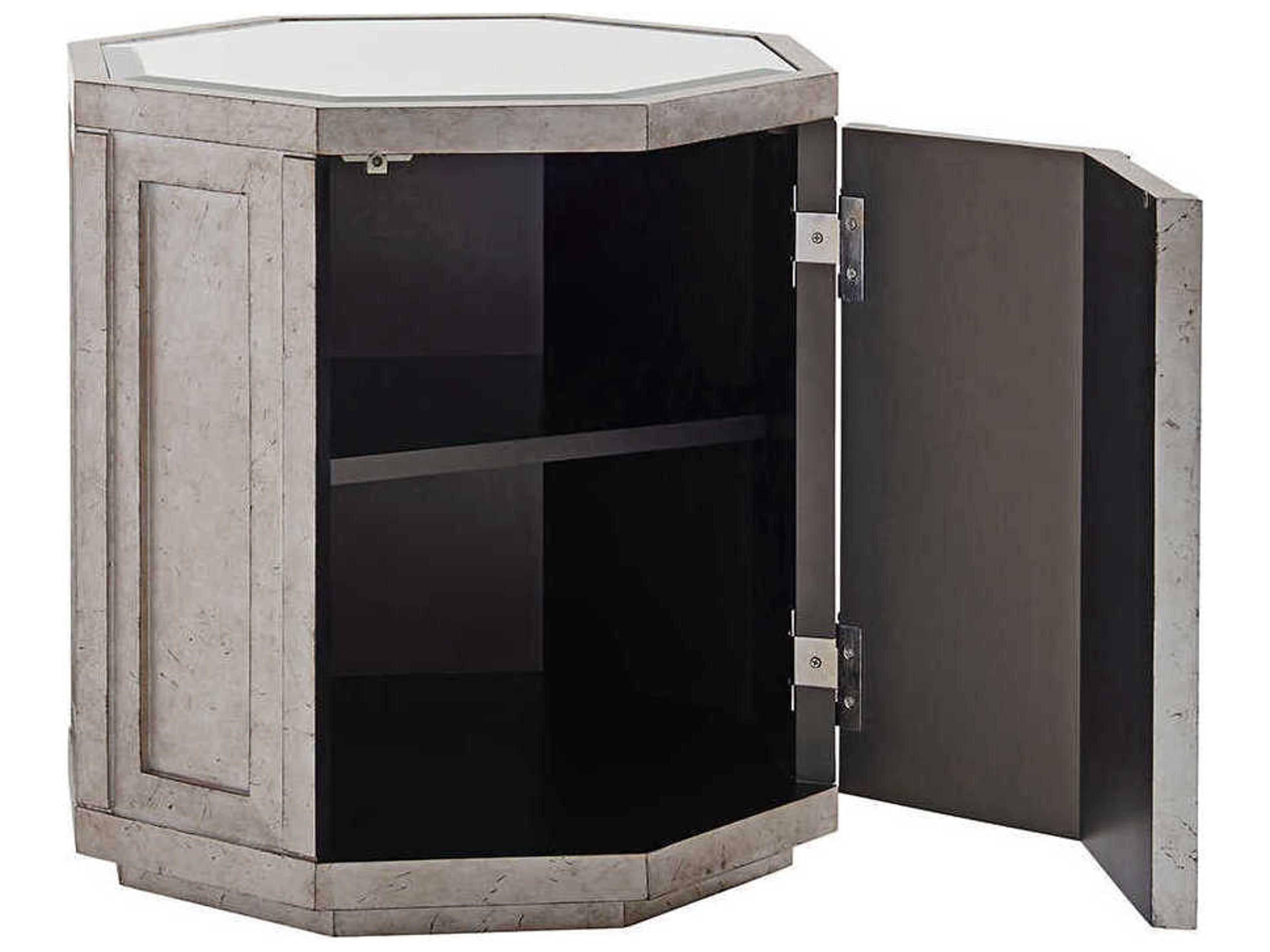 Lexington Octagon Glass End Table