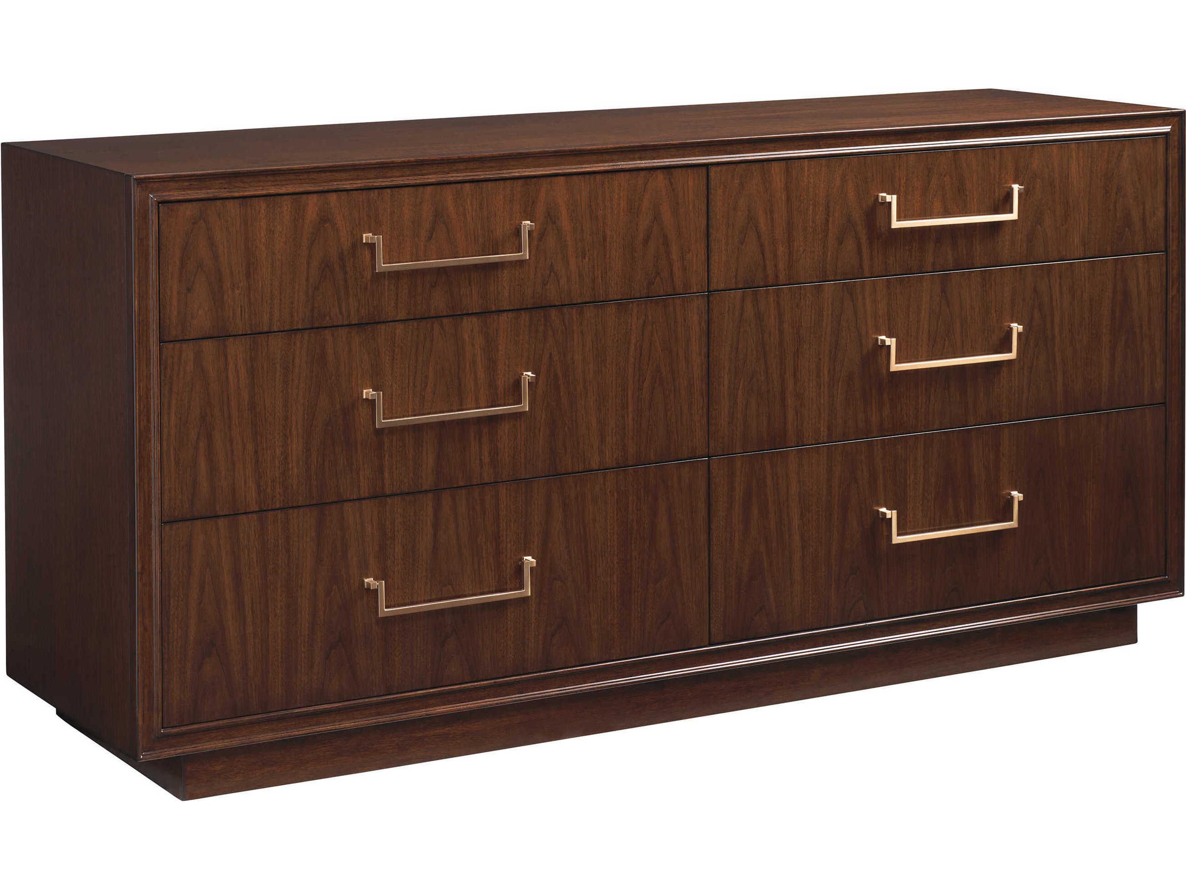 Rendezvous Fenwick 6-Drawers Brown Double Dresser