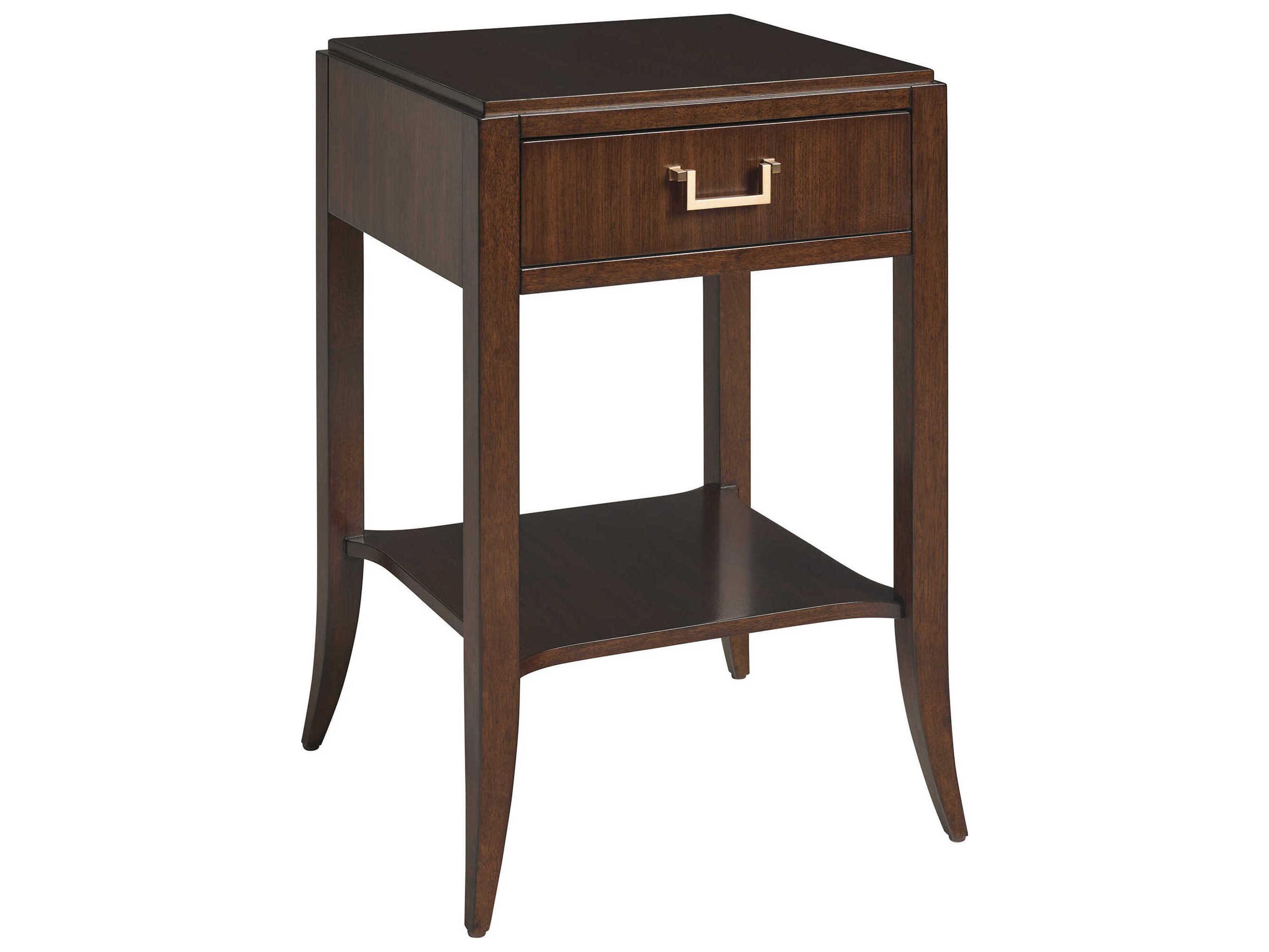 Rendezvous Vera 1-Drawer Brown Nightstand