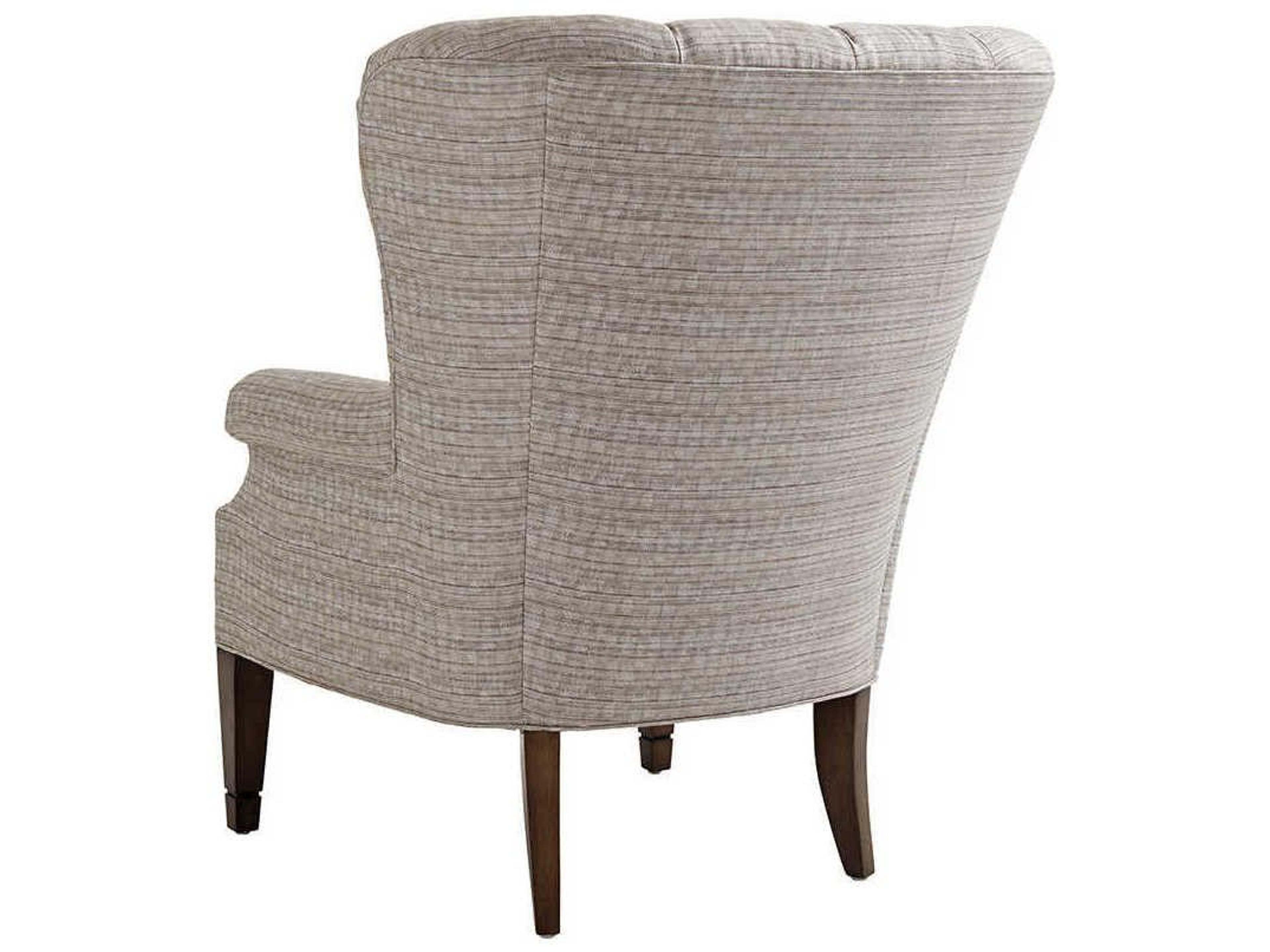 Lexington Upholstery Fabric Tufted Accent Chair