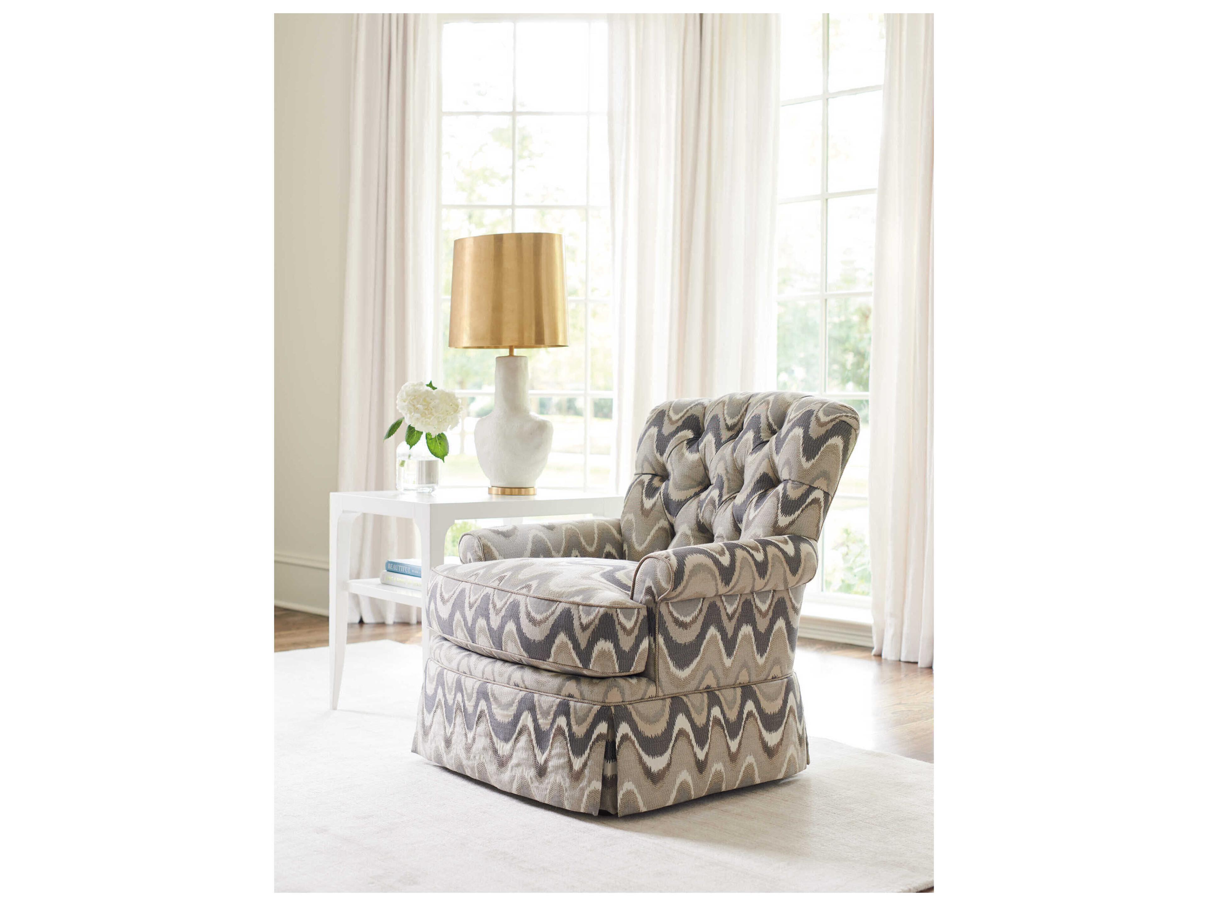Lexington Kempton Beige Fabric Accent Chair