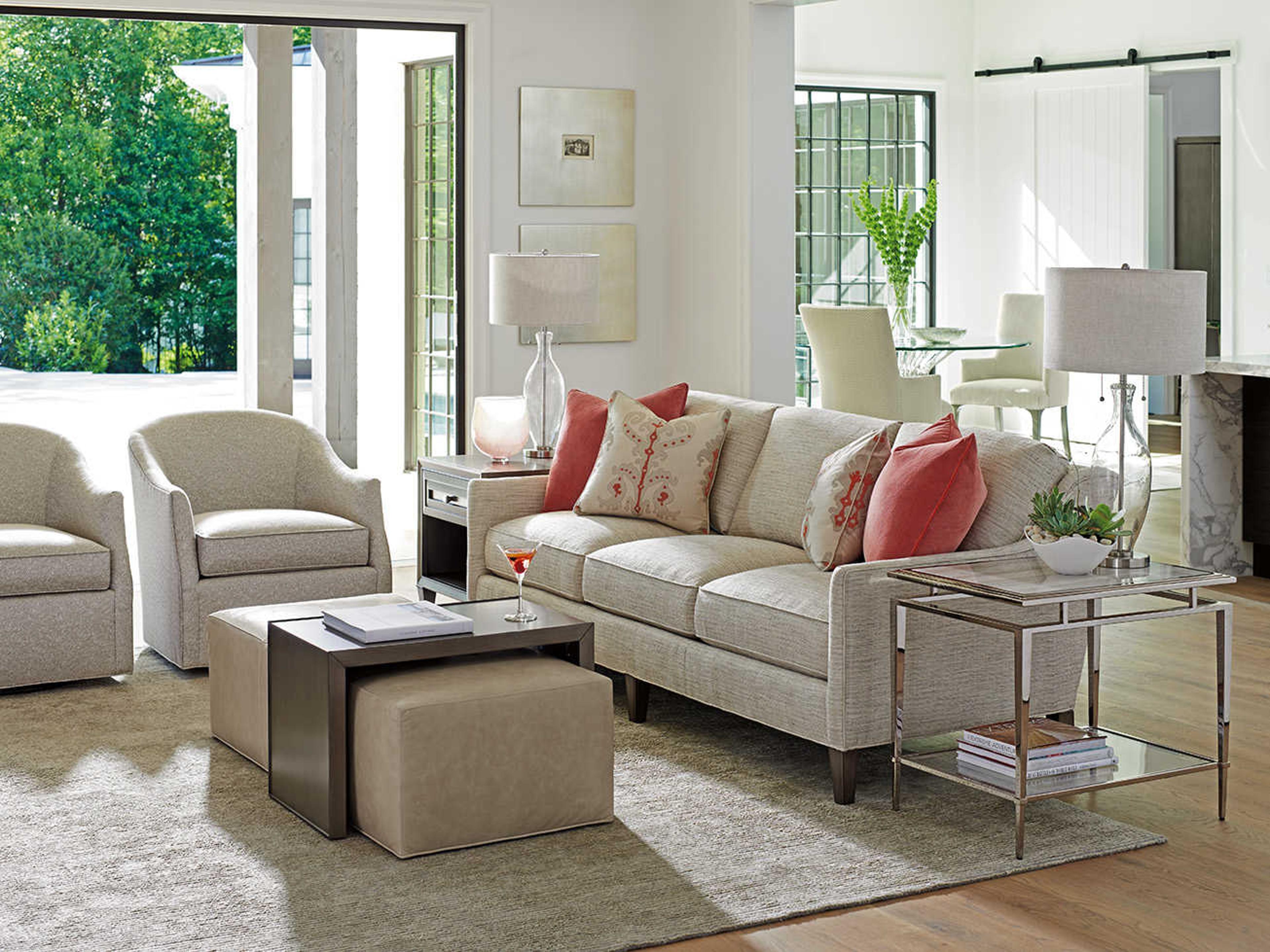 Lexington Ariana Swivel Fabric Accent Chair