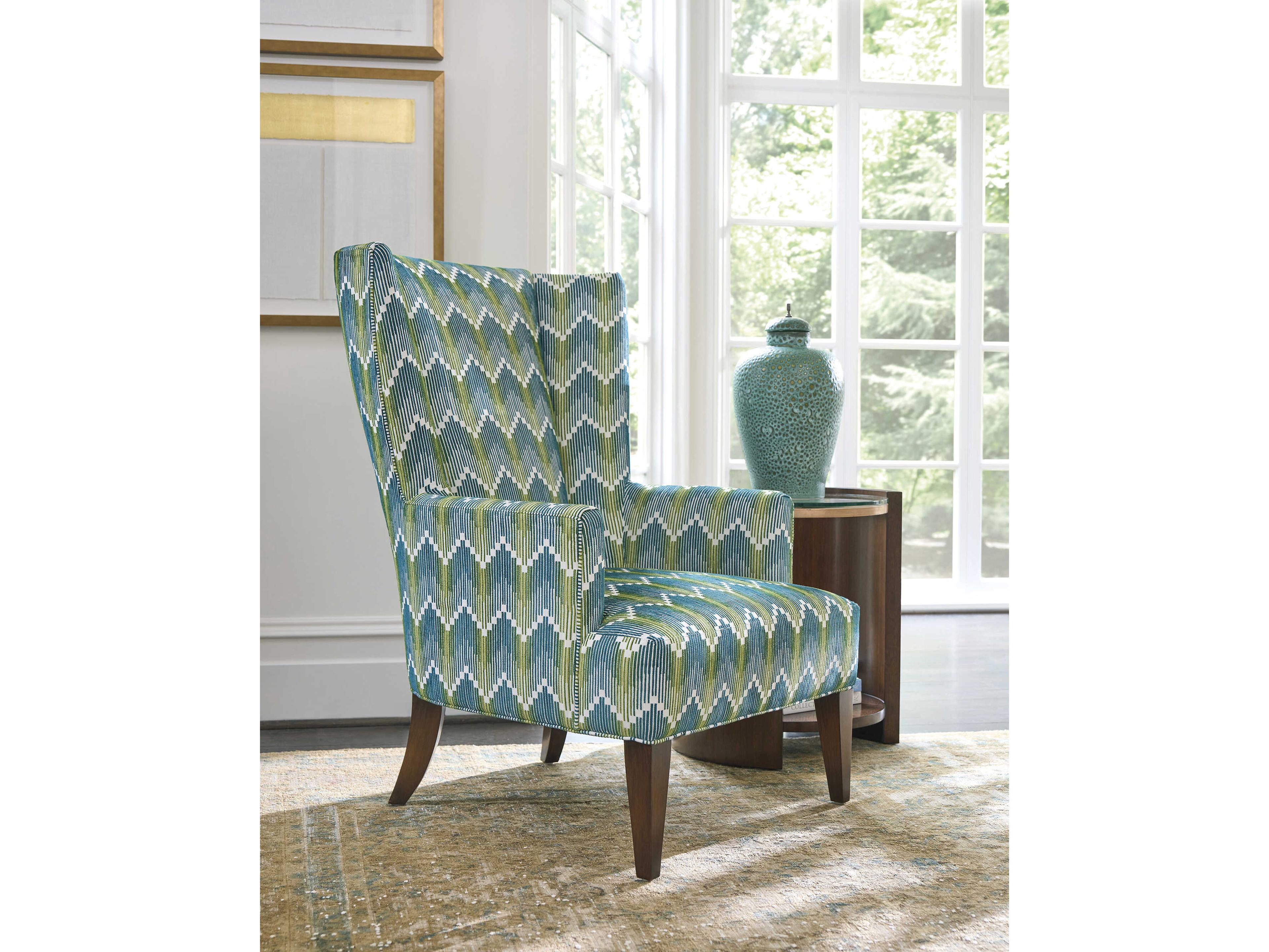 Lexington Rendezvous Brockton Green Accent Chair 