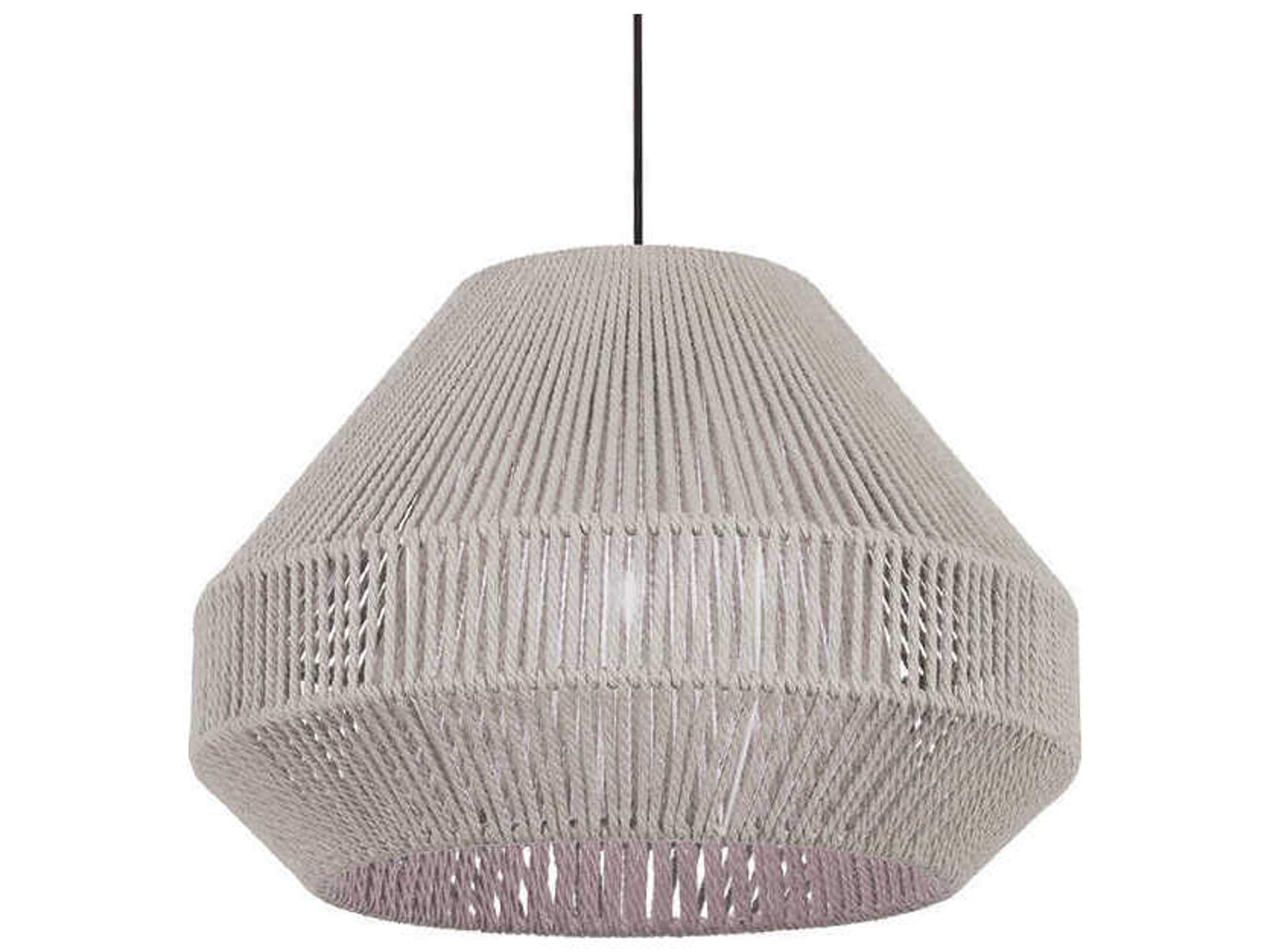 Acapulco 1-Light Black Gray Pendant