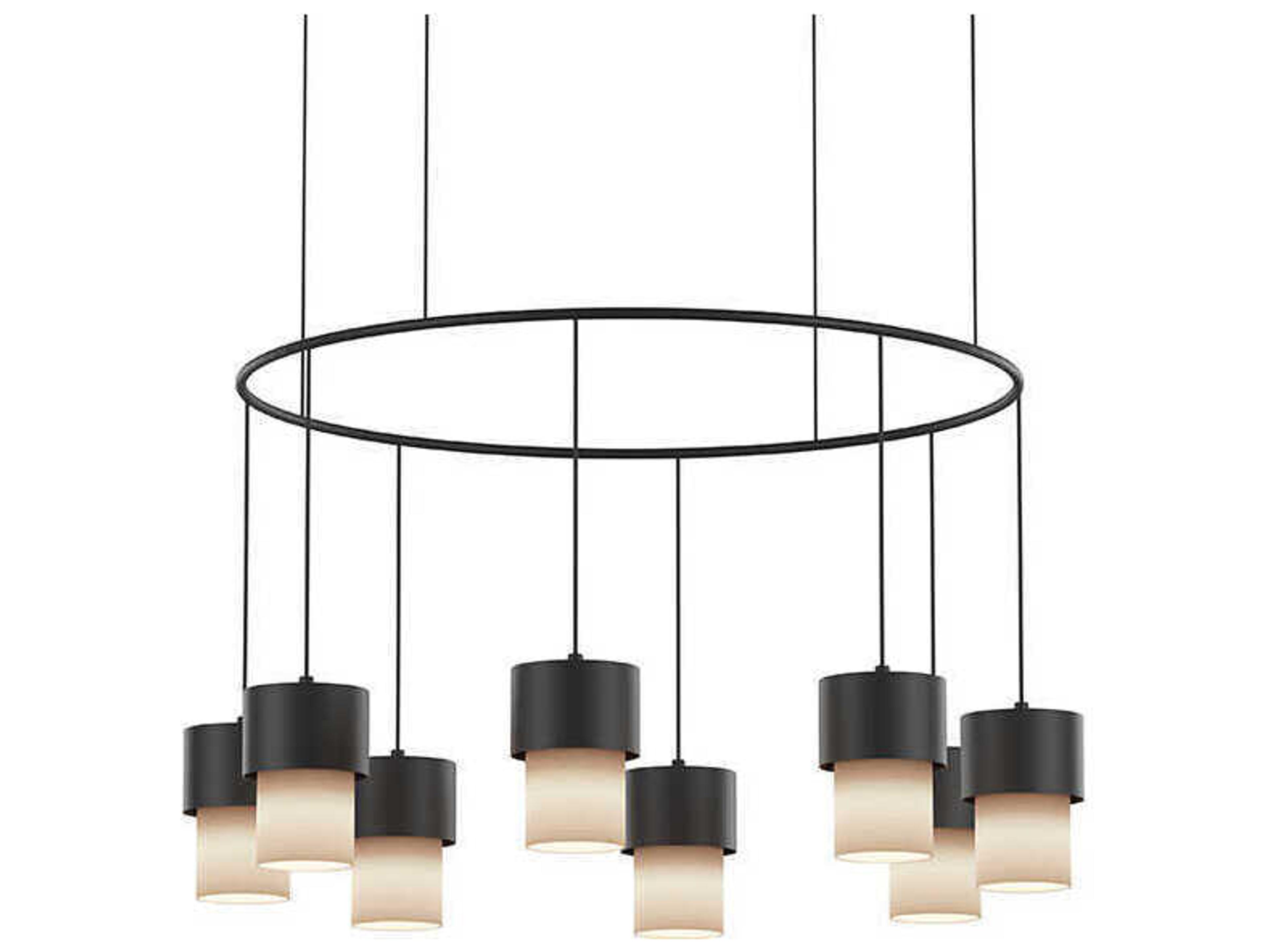 Kan 8-Light Black Chandelier