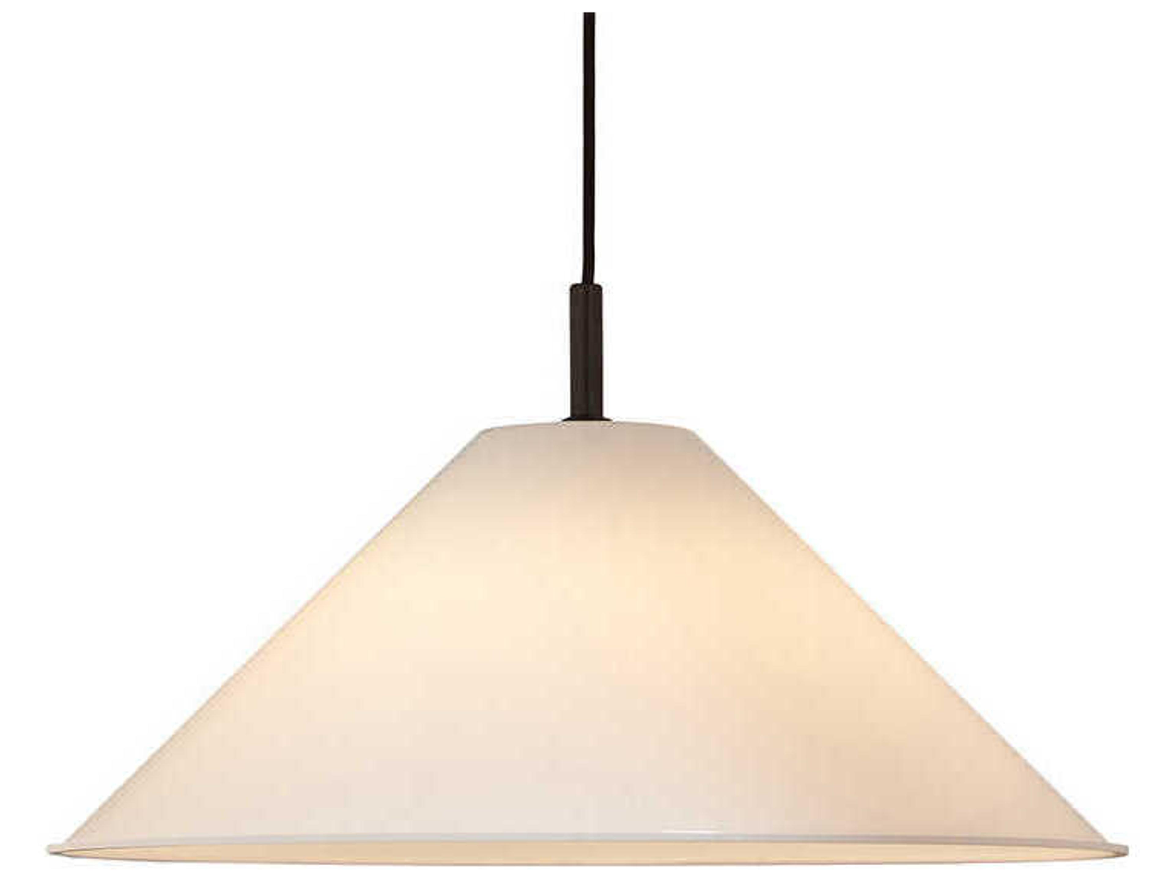 Luxcambra Conica 1-Light Black Off White Pendant