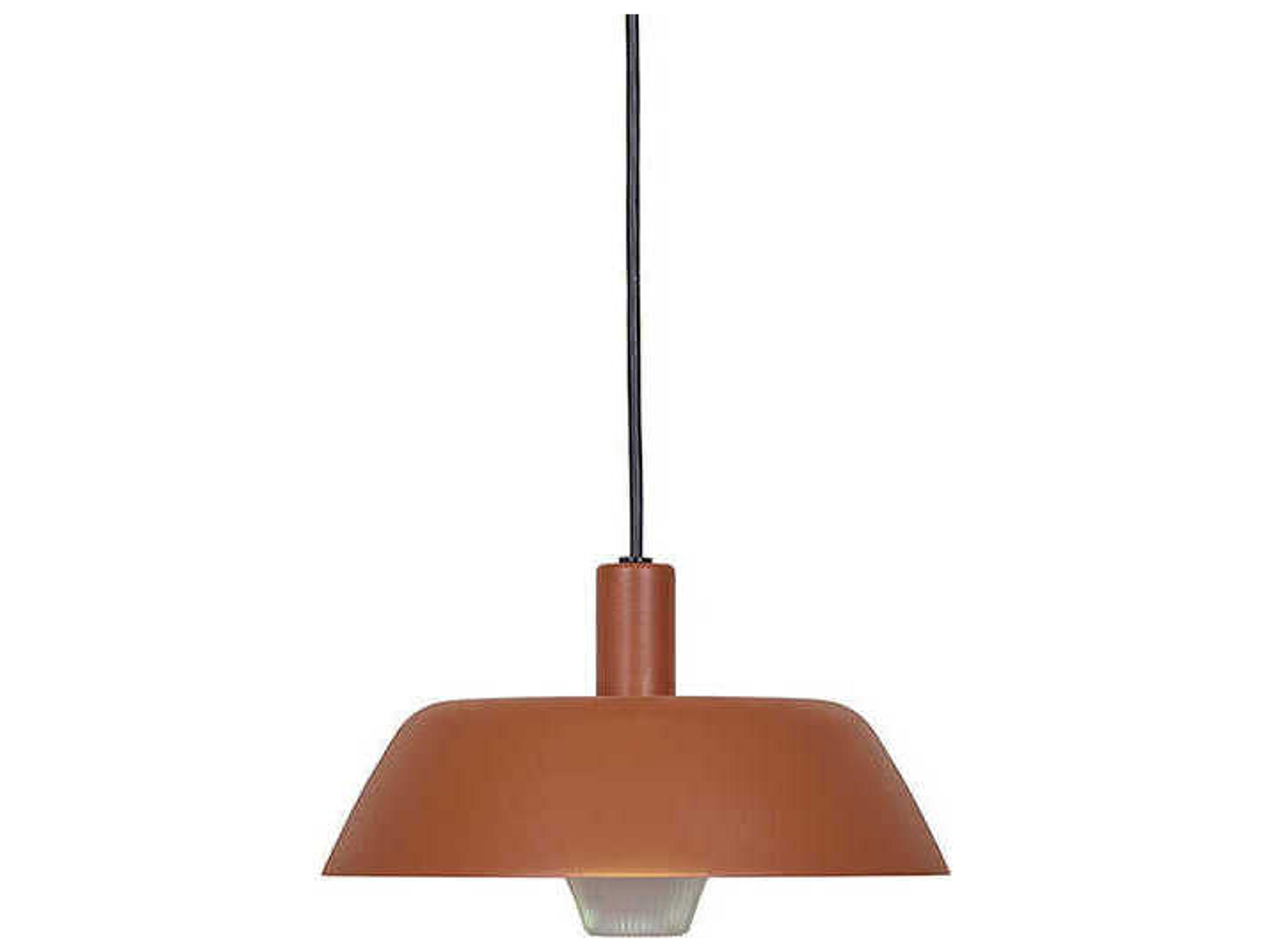 Sarria 1-Light Terracotta Red Dome Mini Pendant