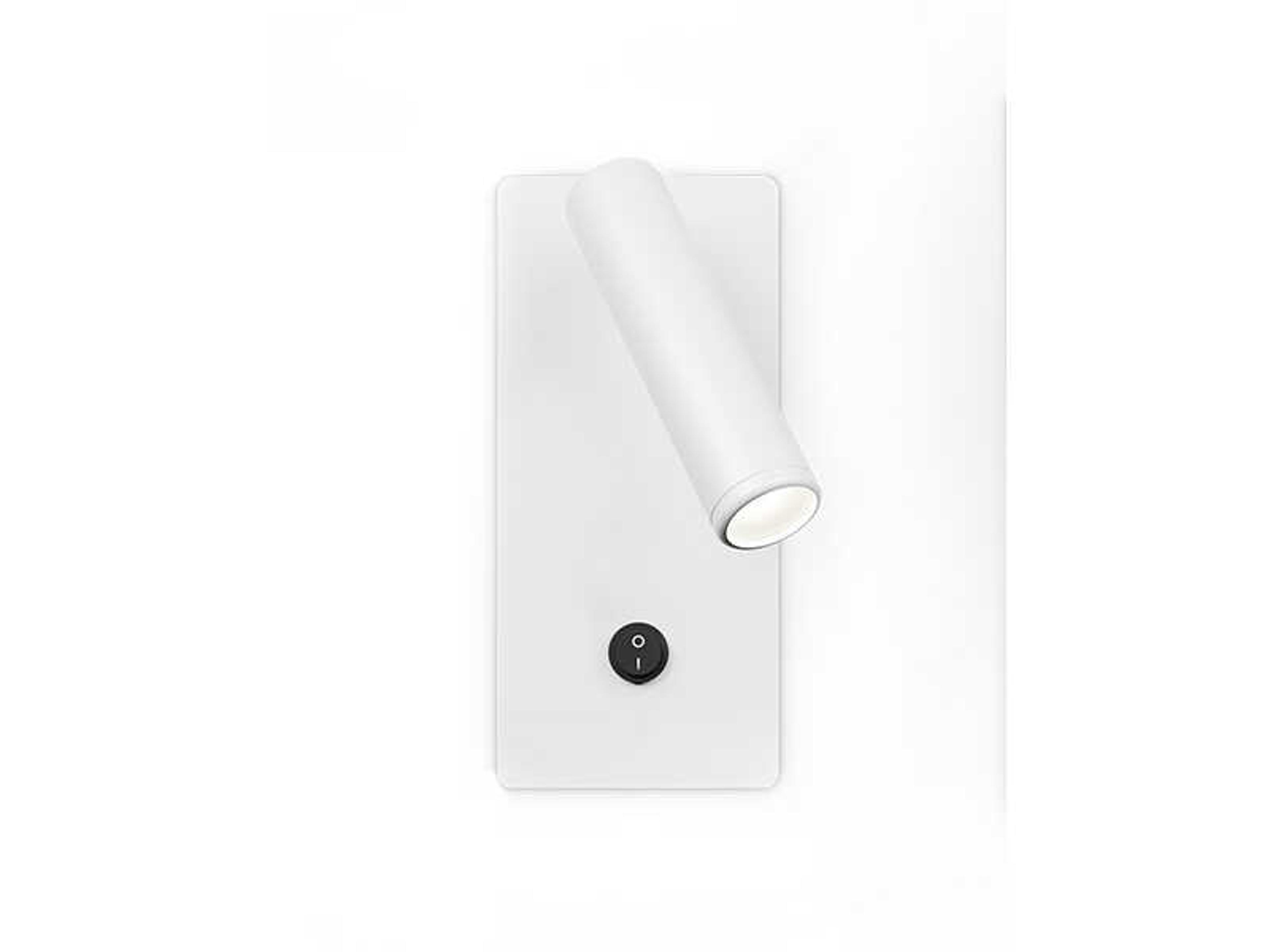 Luxcambra Manhattan 1-Light White Wall Sconce