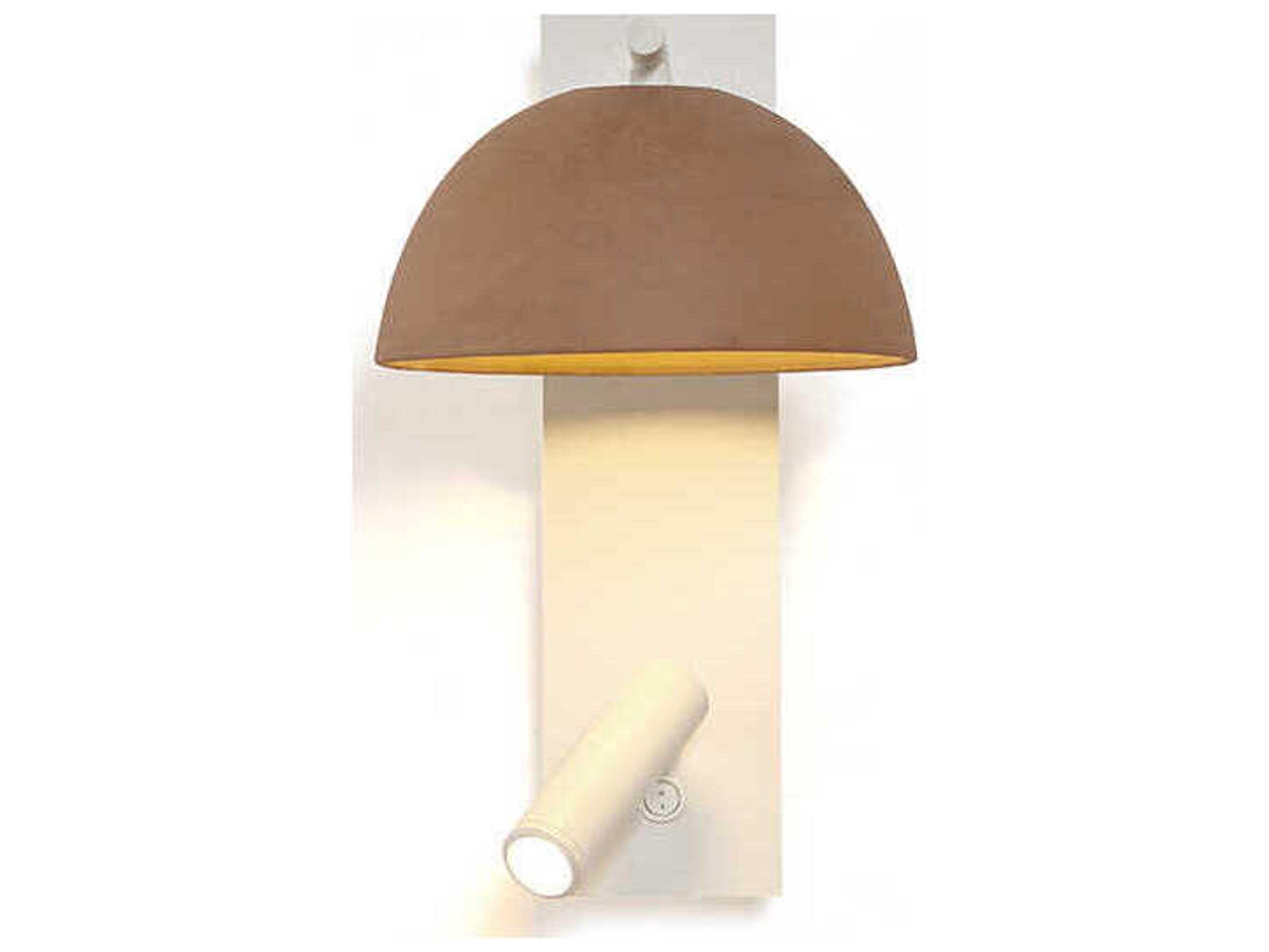 Luxcambra Absis 2-Light White Wall Sconce