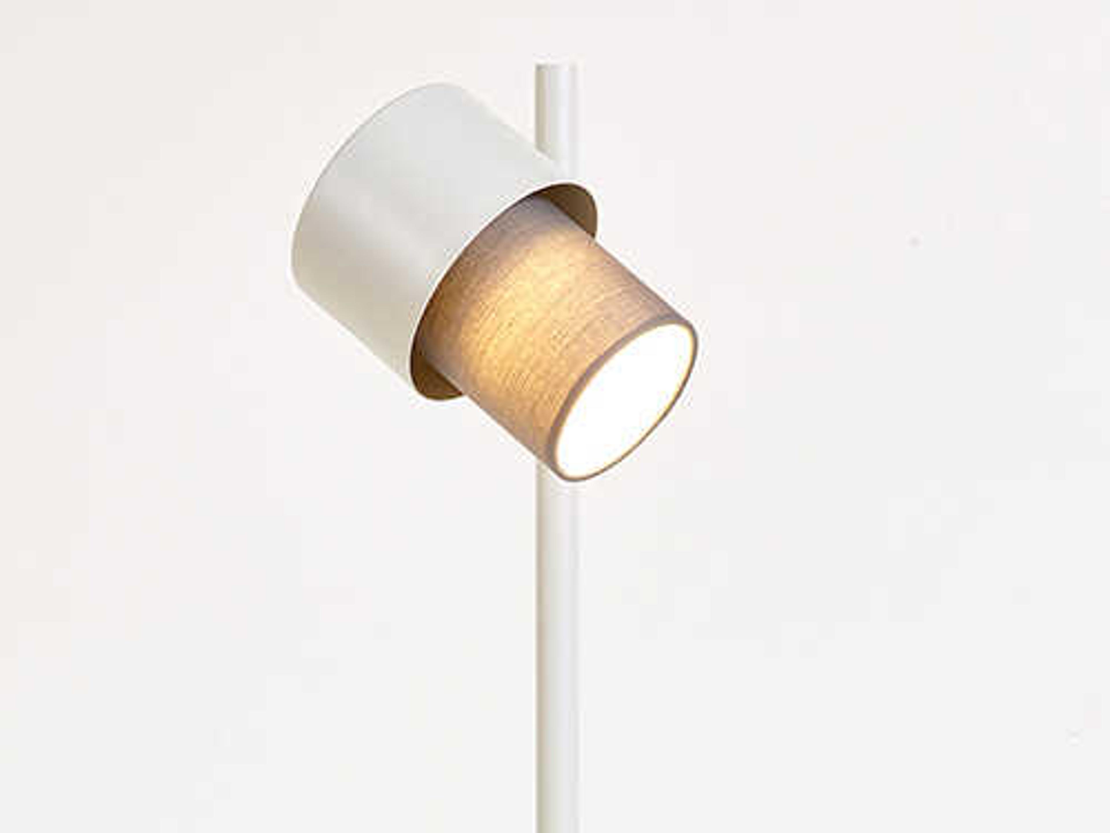Luxcambra Kan White Sand Cotton Floor Lamp