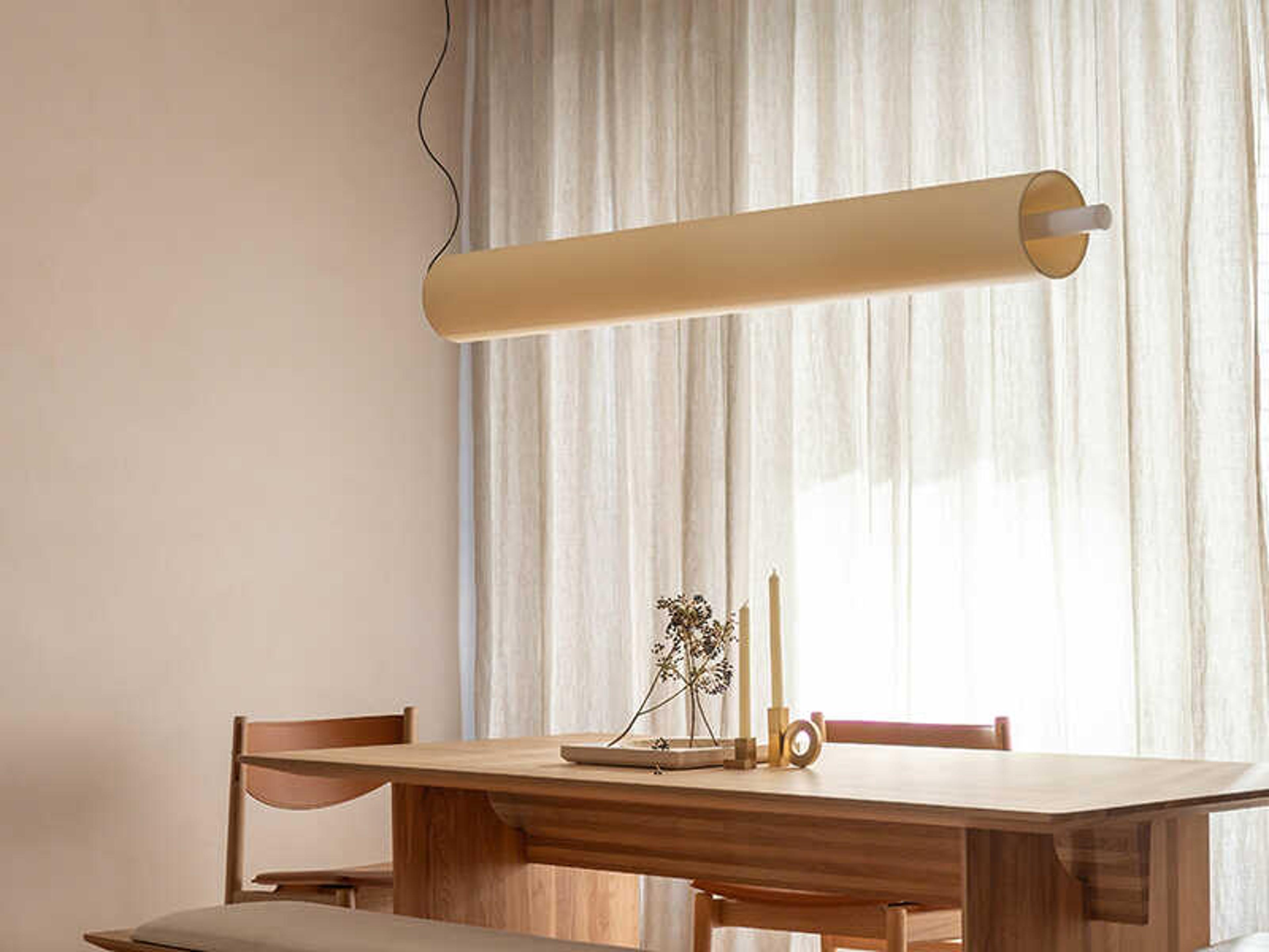 Luxcambra Barceloneta Off White Cylinder Island Pendant