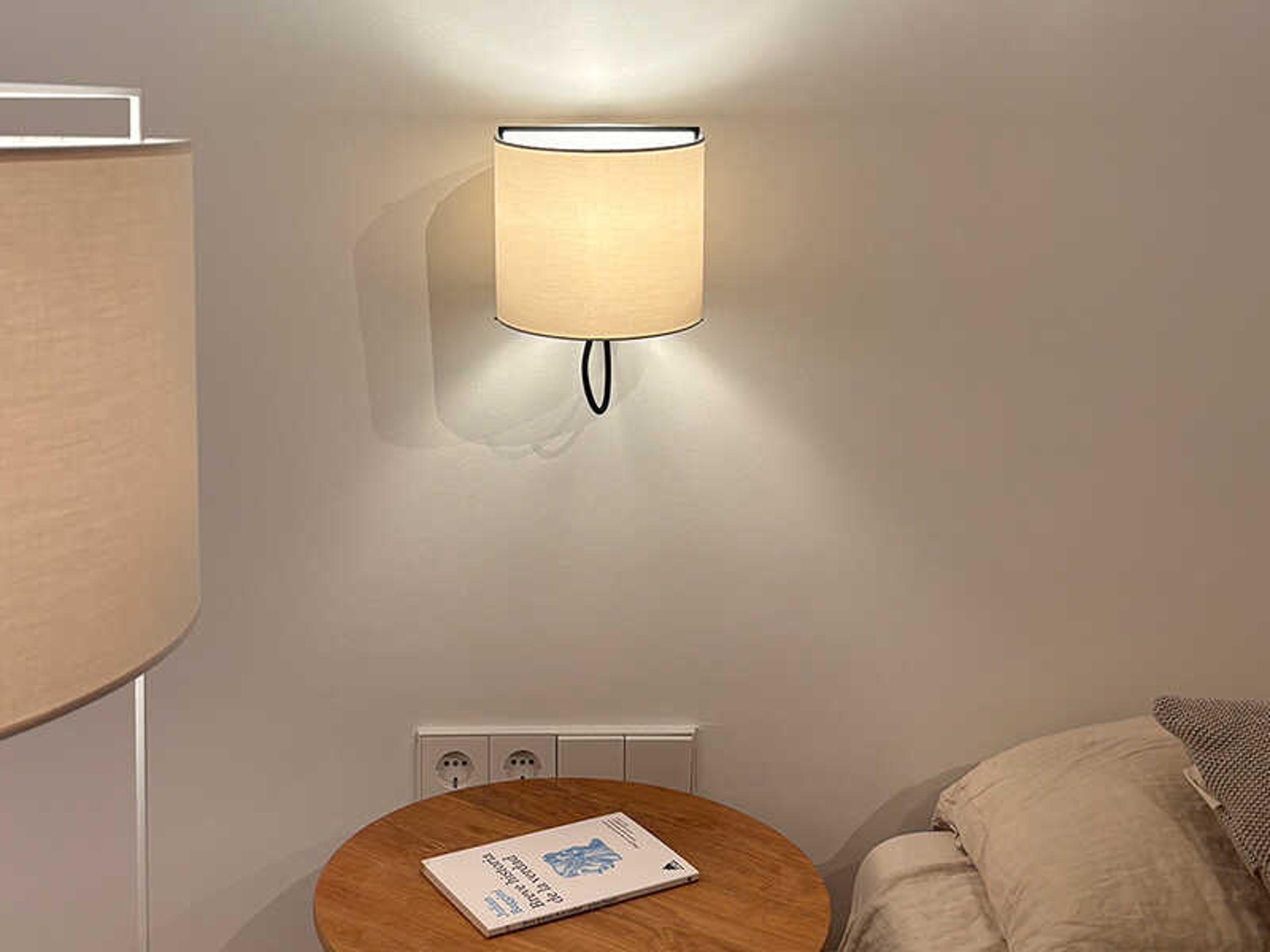 Luxcambra Lewit 1-Light Black Wall Sconce