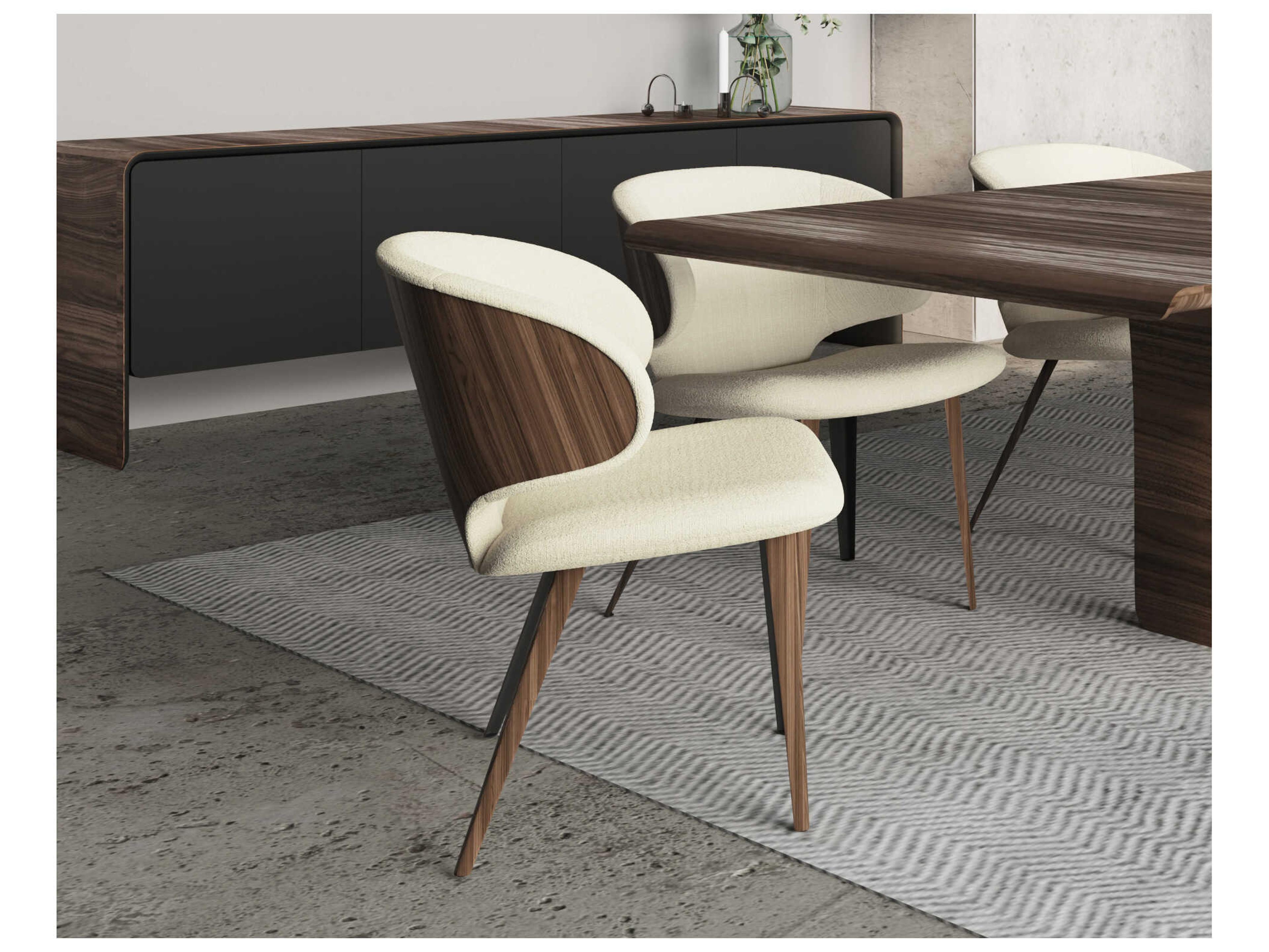 Luxcor Modluxe Newport Dining Chair in Eggshell