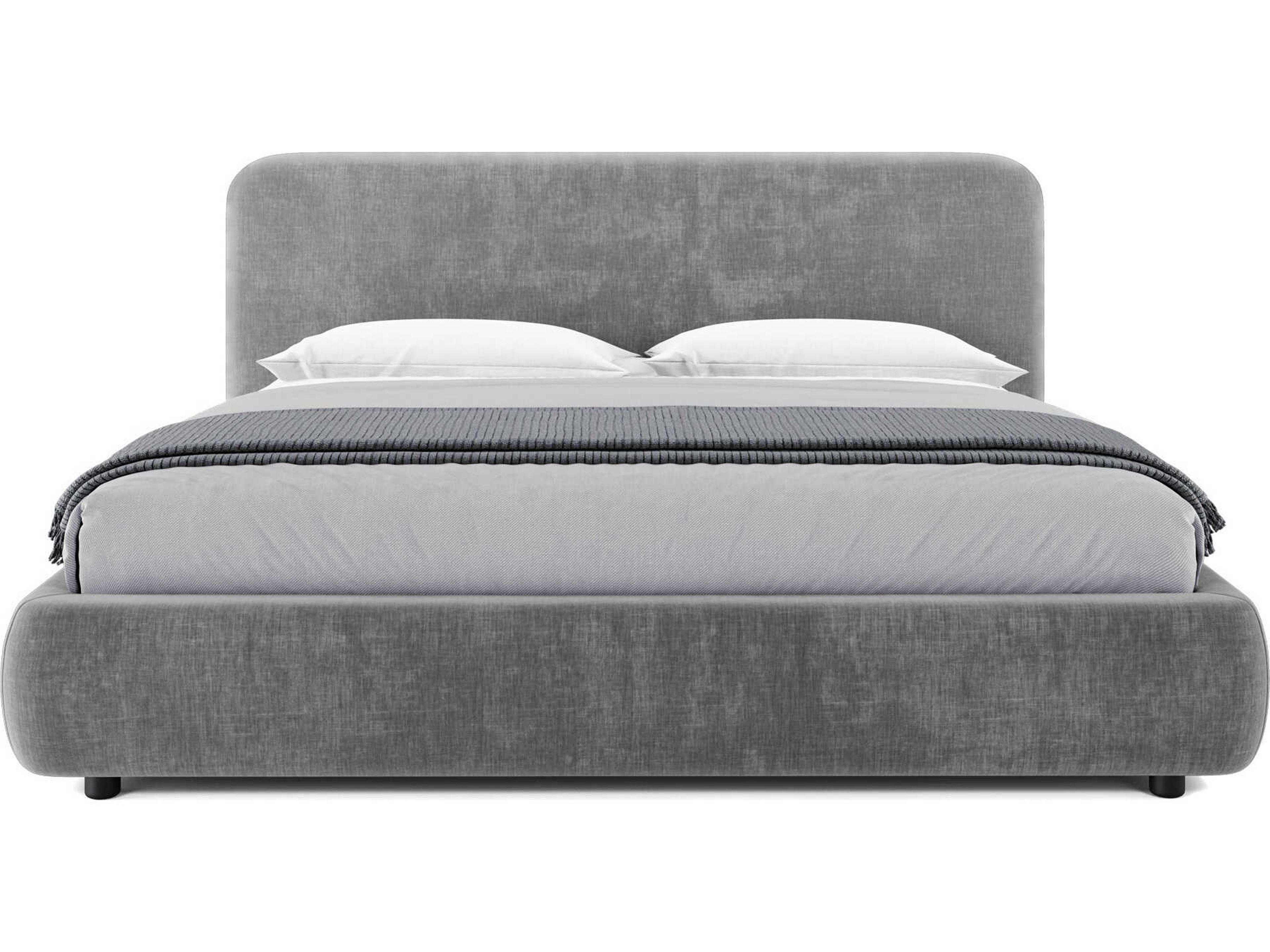 Luxcor Modluxe Havana King Bed in Contessa Dove Fabric
