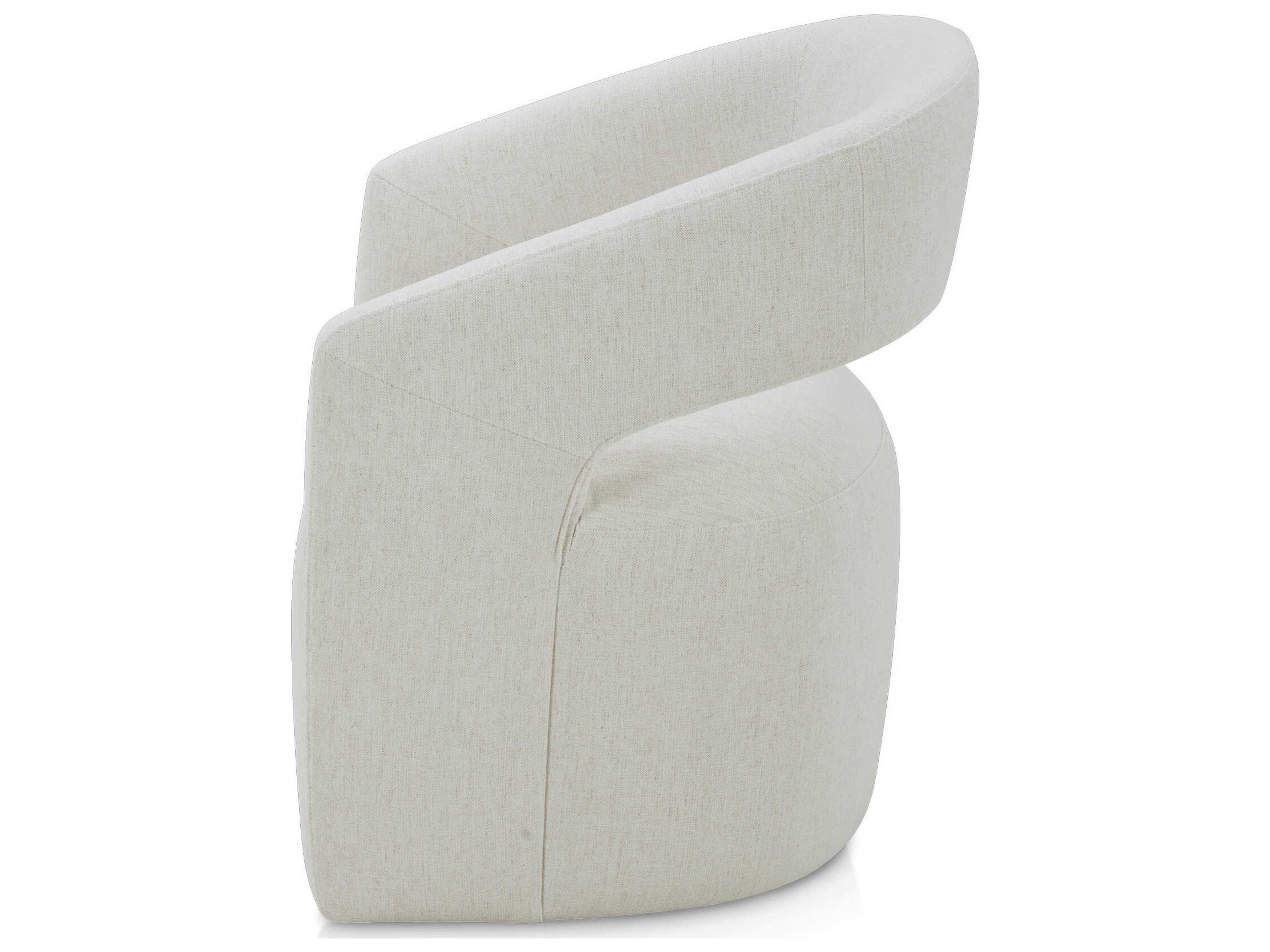 Luxcor Modluxe Avalon Dining Chair in Nomad Snow Fabric