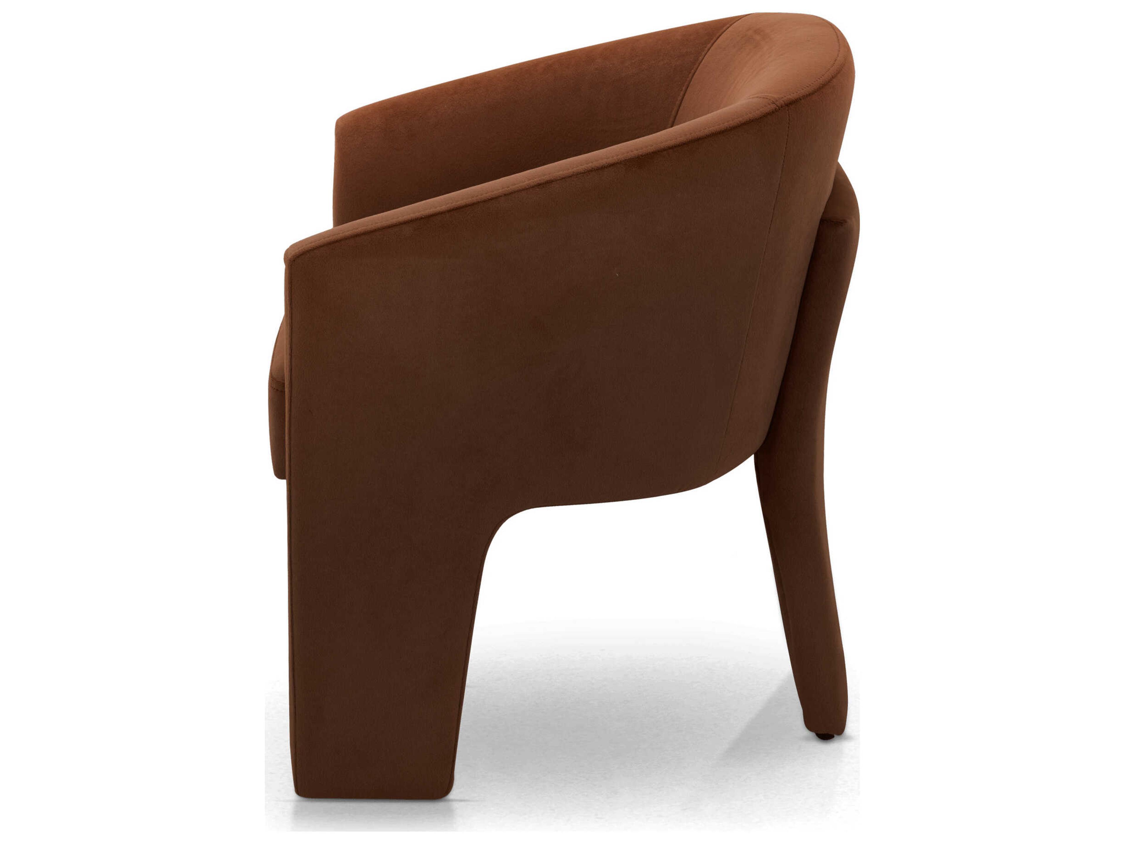 Luxcor Modluxe Ancona Dining Chair in Avalon Brick Fabric