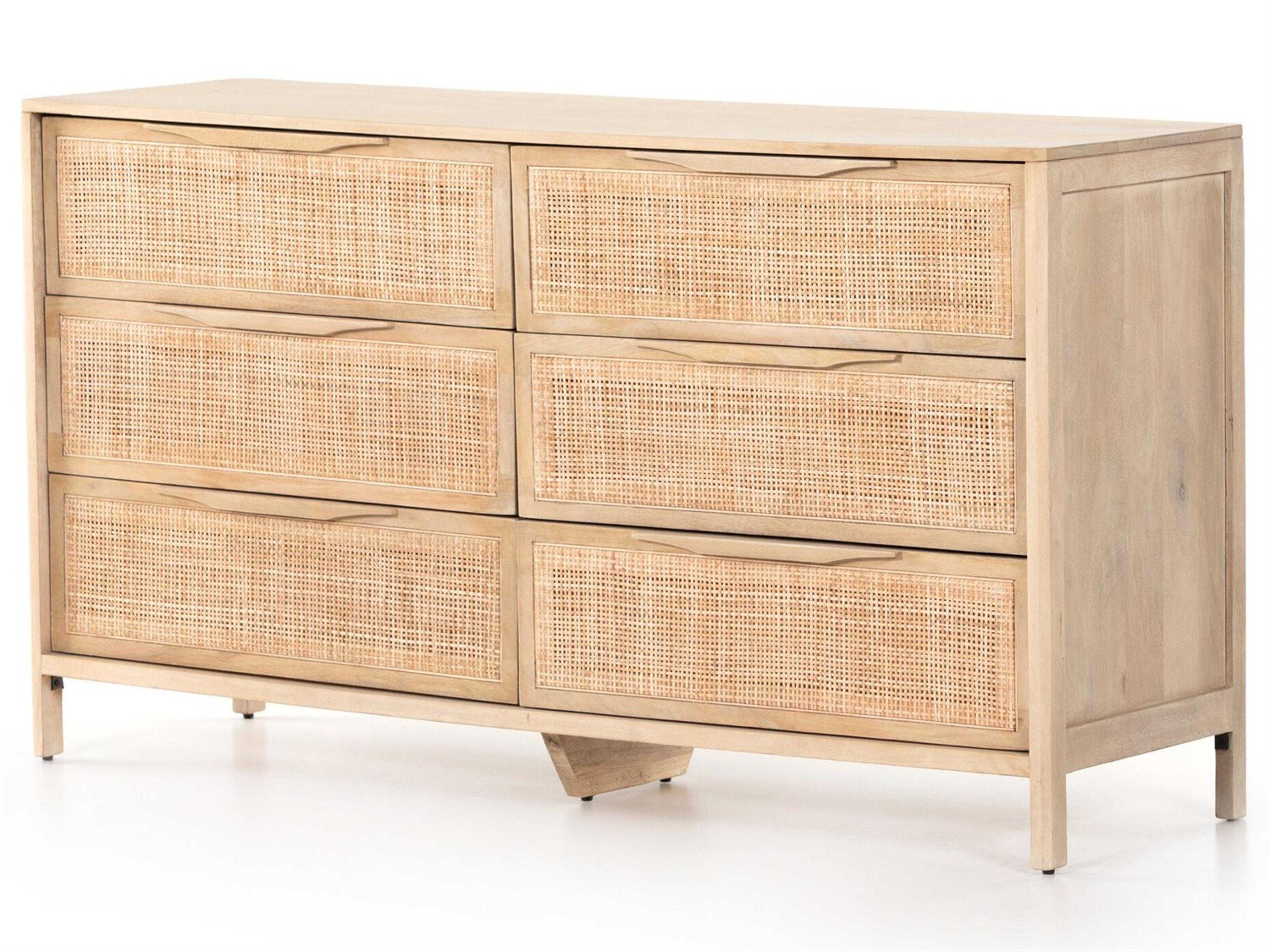 Globetrotter Sydney 6-Drawers Mango Wood Double Dresser