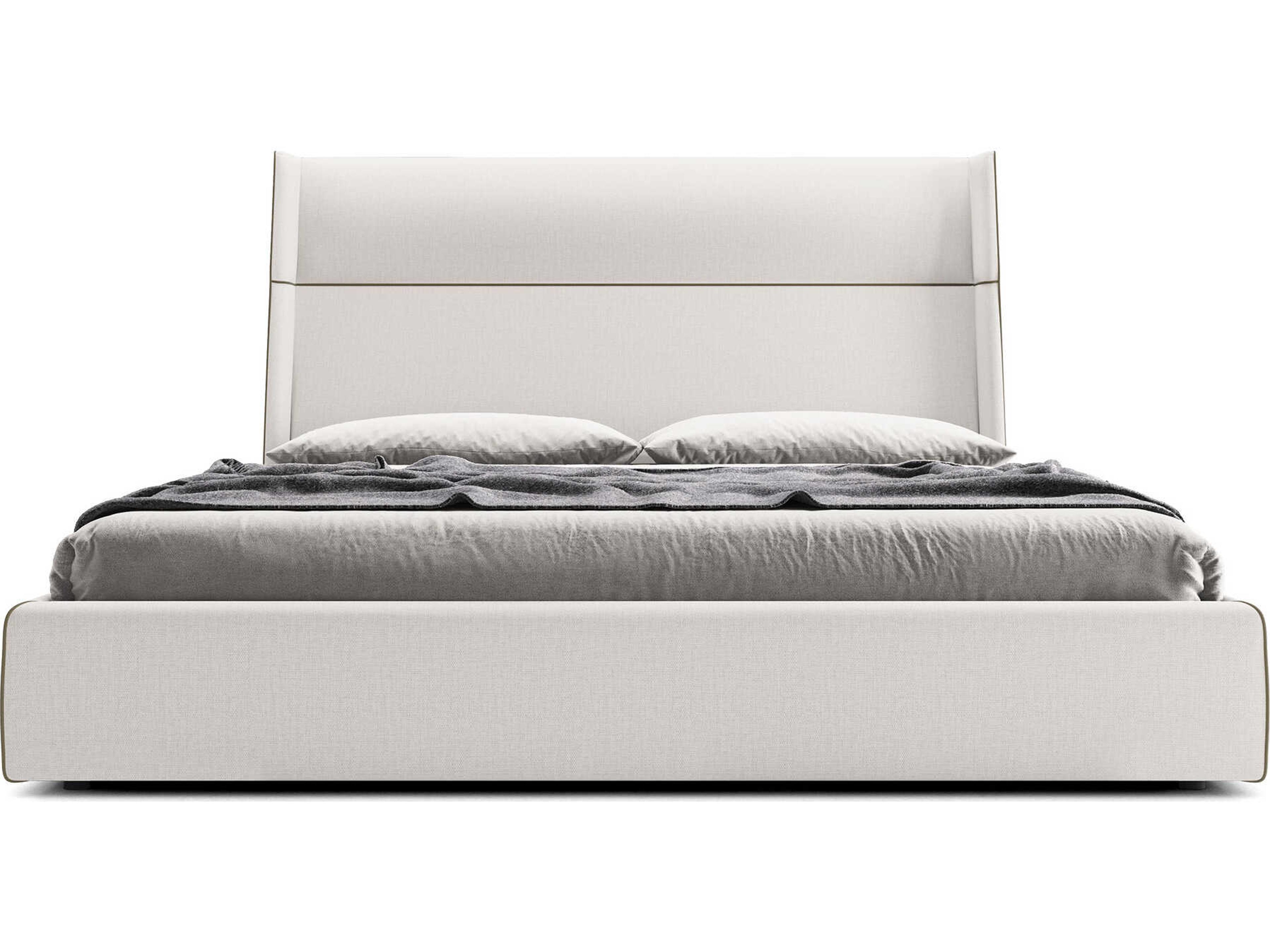 Luxcor Modluxe Bexley Bed Chalk Fabric / King