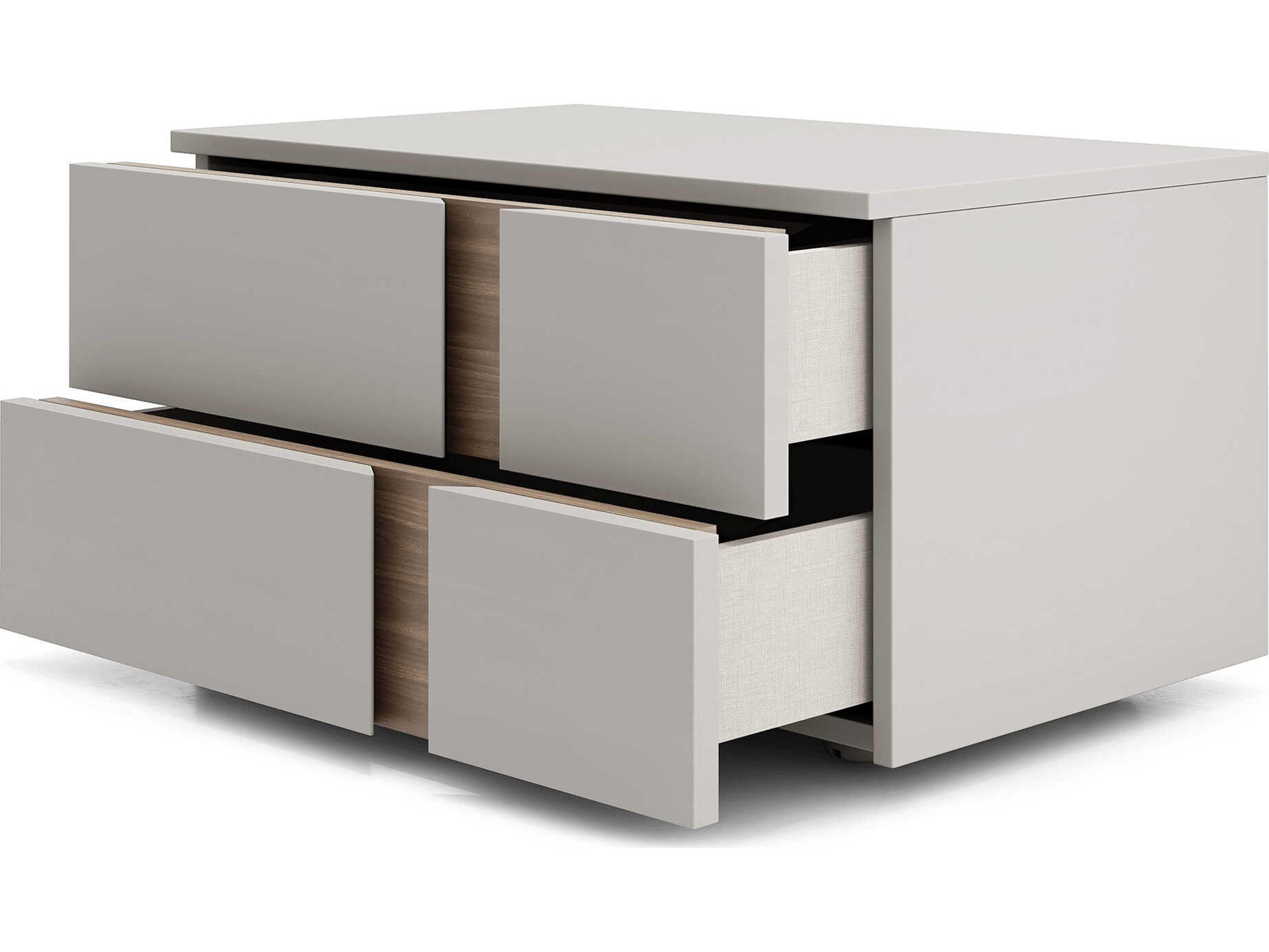 Luxcor Modluxe Sierra Nightstand Chateau Gray / Left-Facing