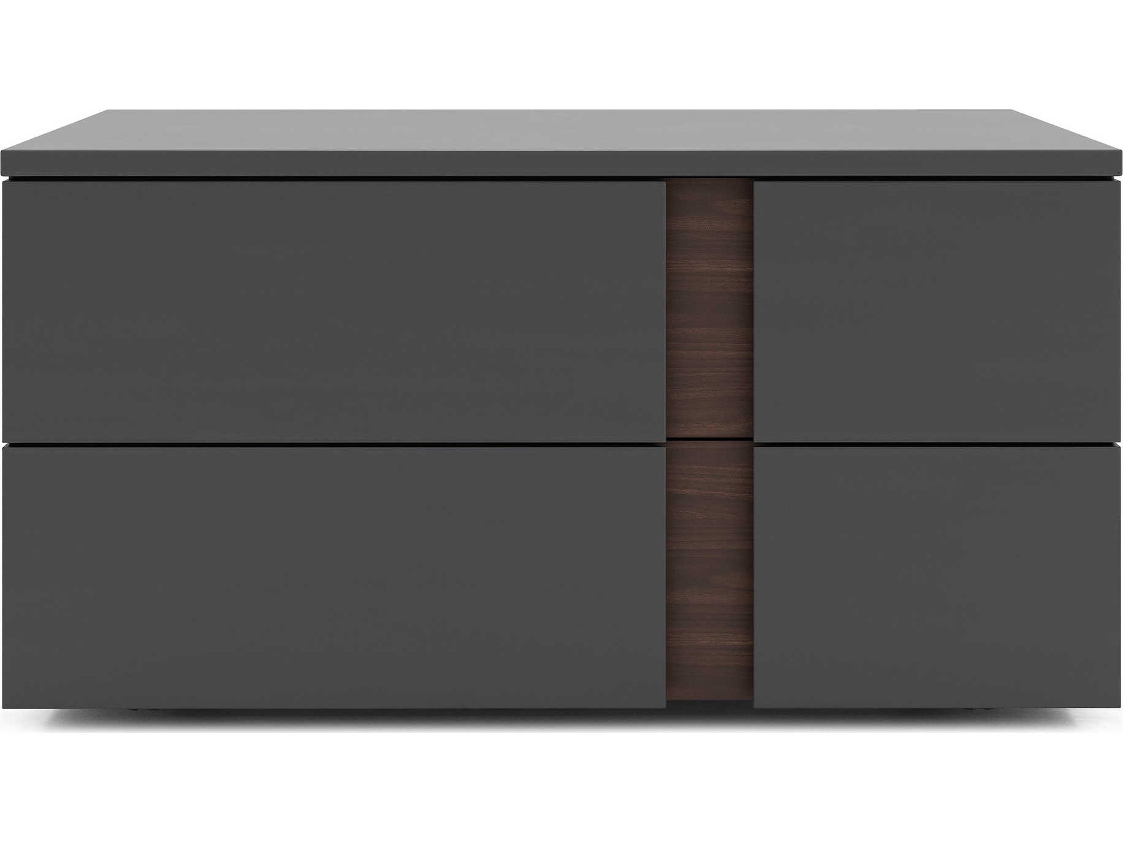 Luxcor Modluxe Sierra Nightstand Dark Gull Gray / Left-Facing