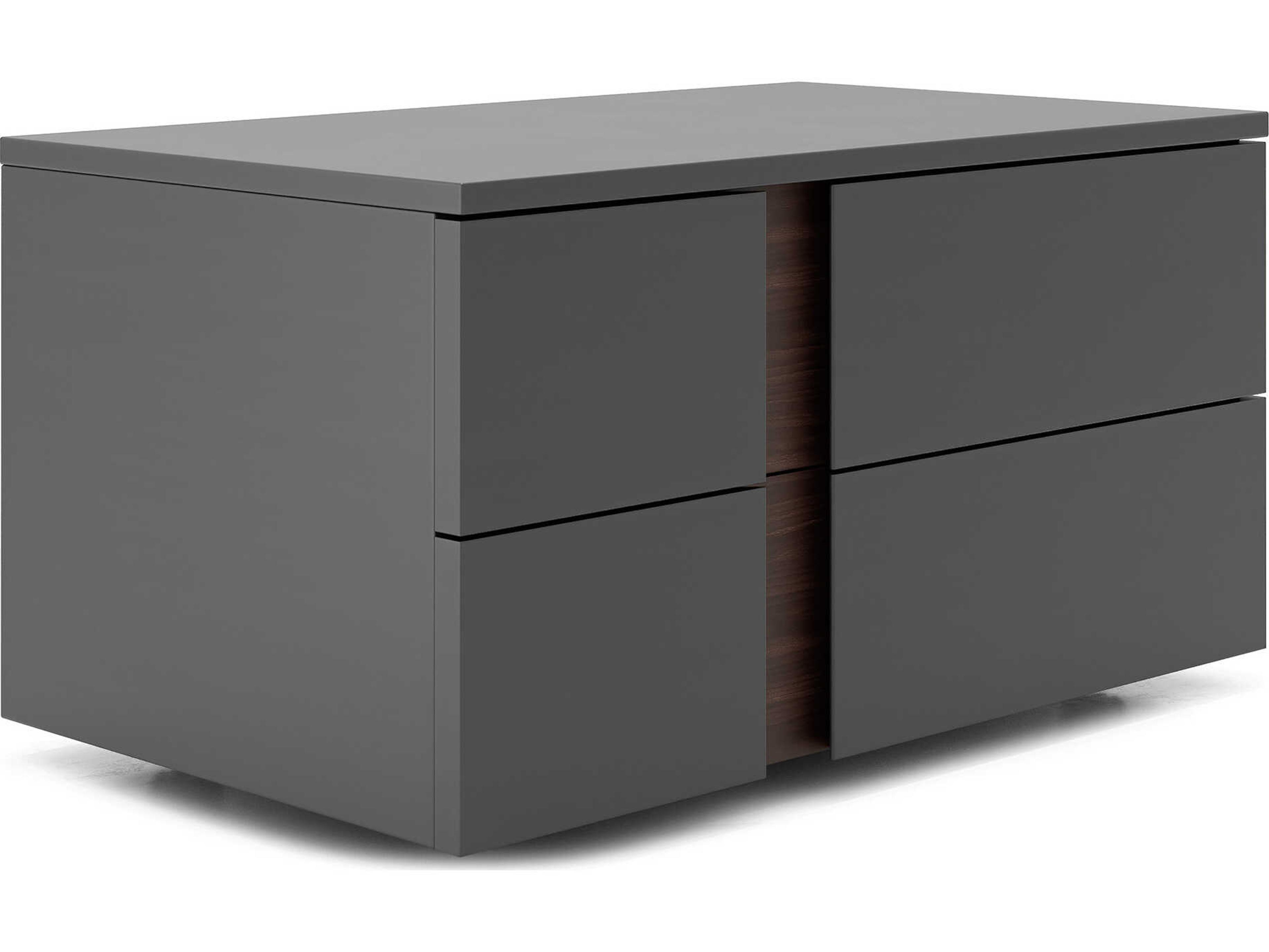 Luxcor Modluxe Sierra Nightstand Dark Gull Gray / Right-Facing