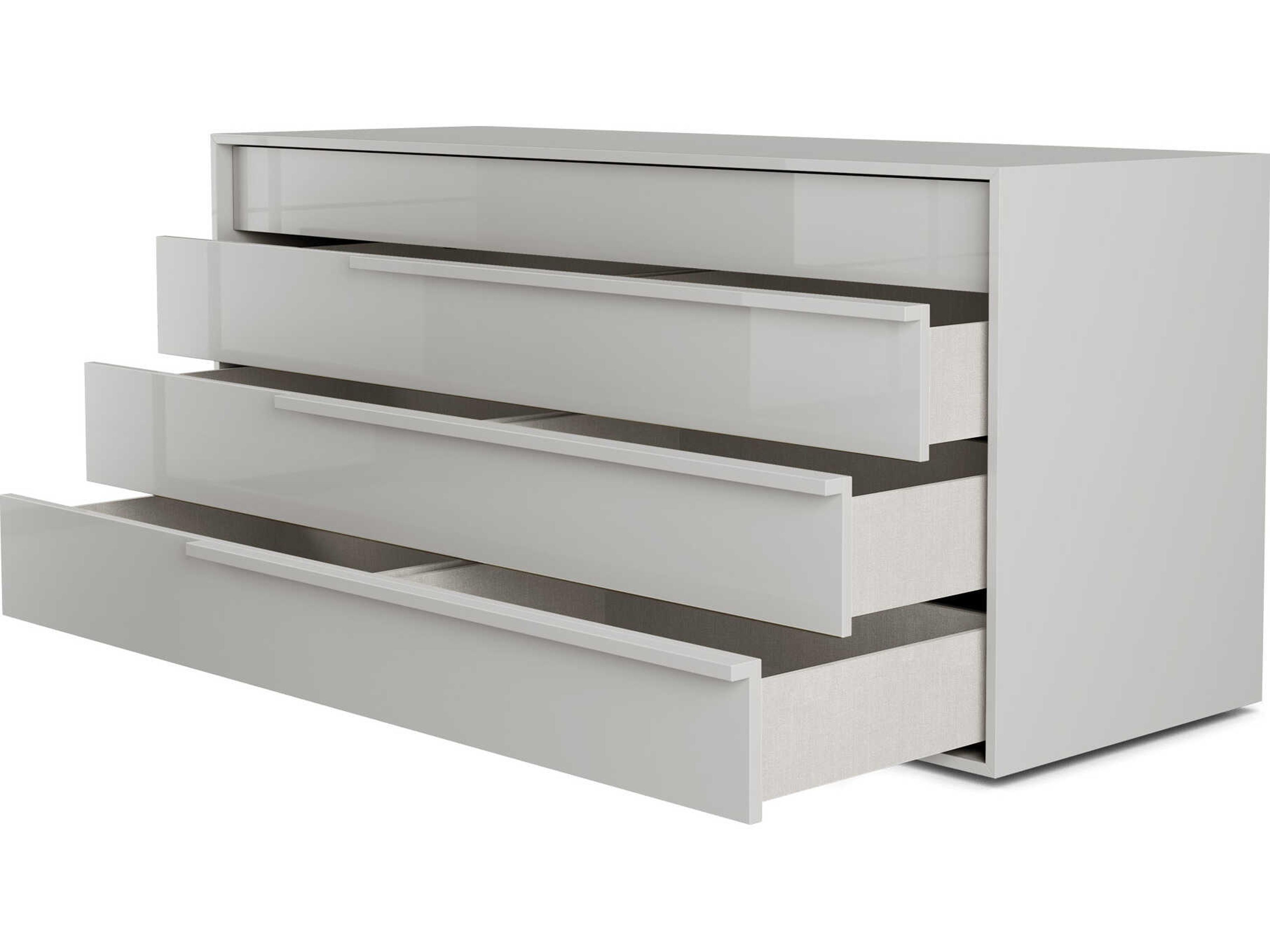 Luxcor Modluxe Harrow Dresser Glossy Chateau Gray