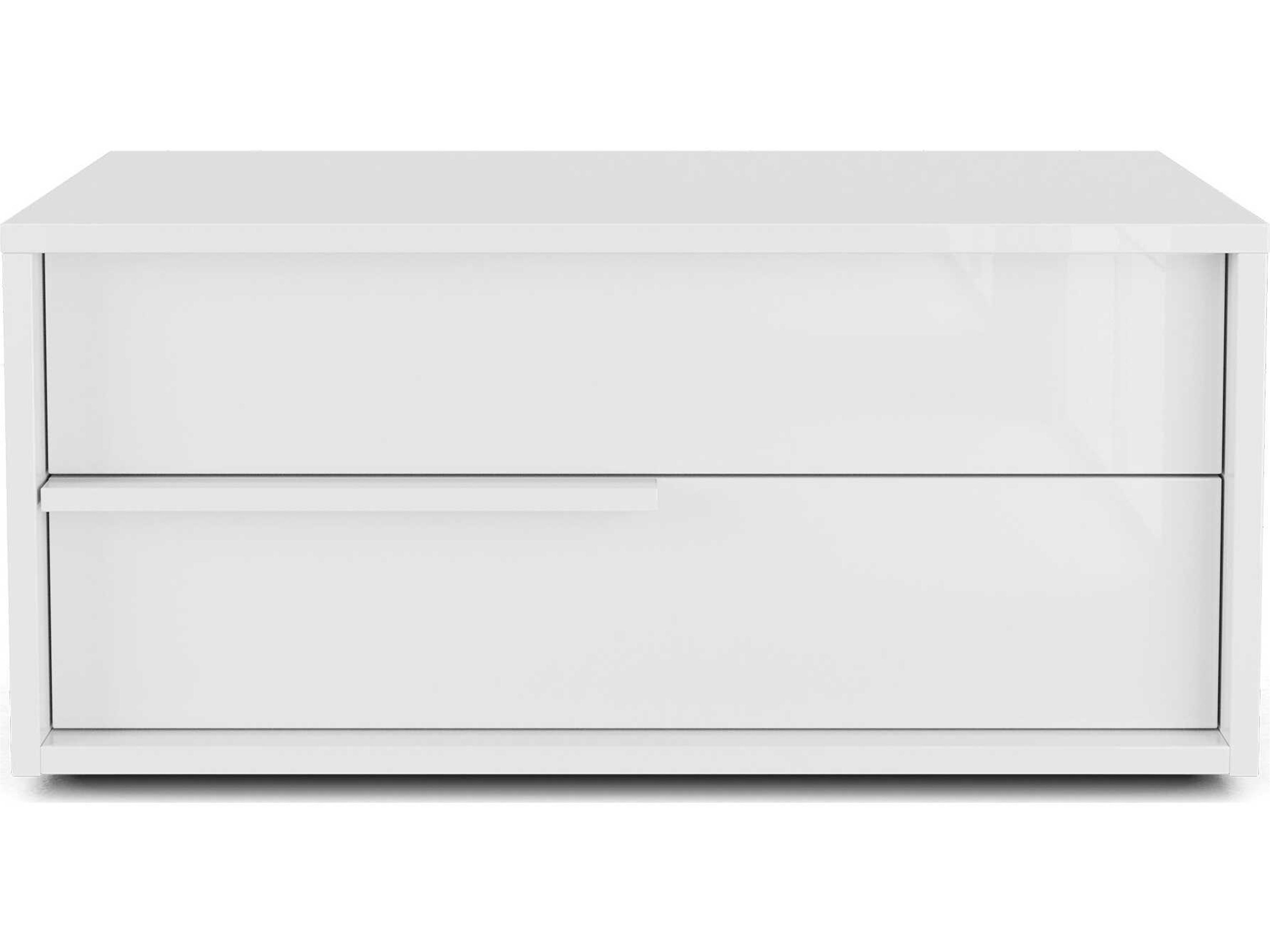 Luxcor Modluxe Harrow Nightstand Glossy White / Right-Facing