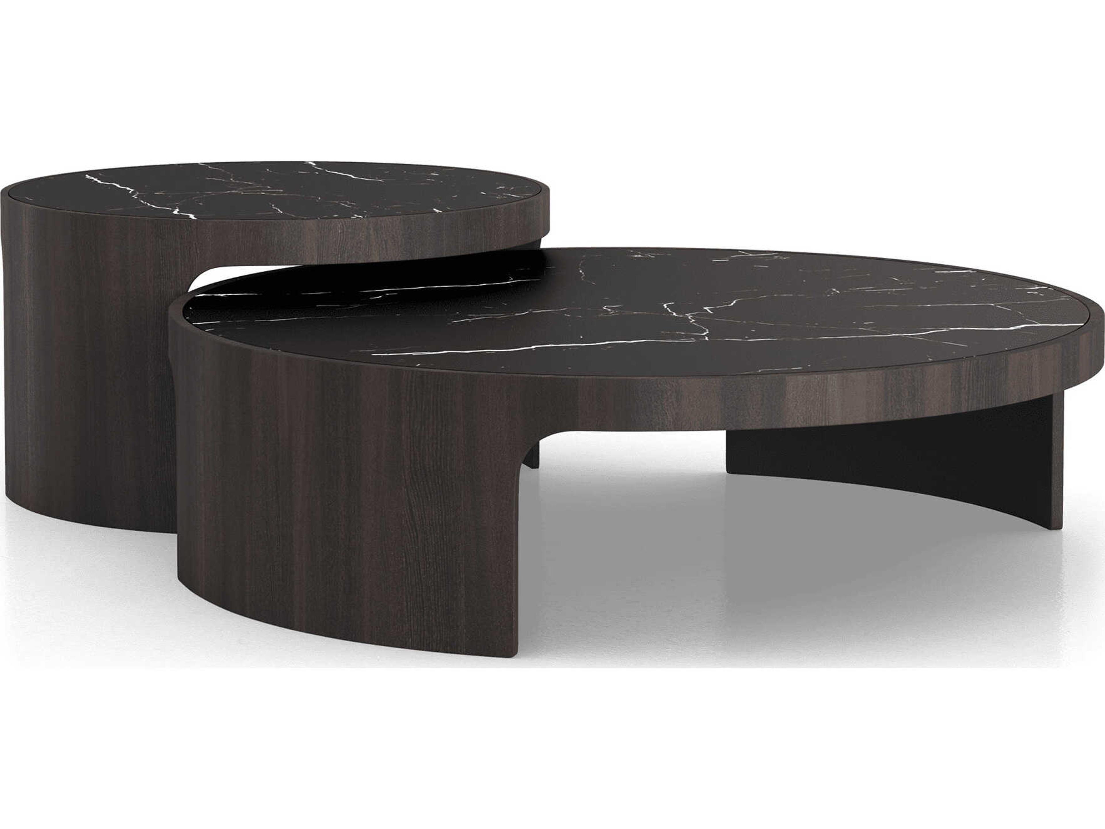Luxcor Modluxe Thorne Coffee Tables Black Marble Ceramic