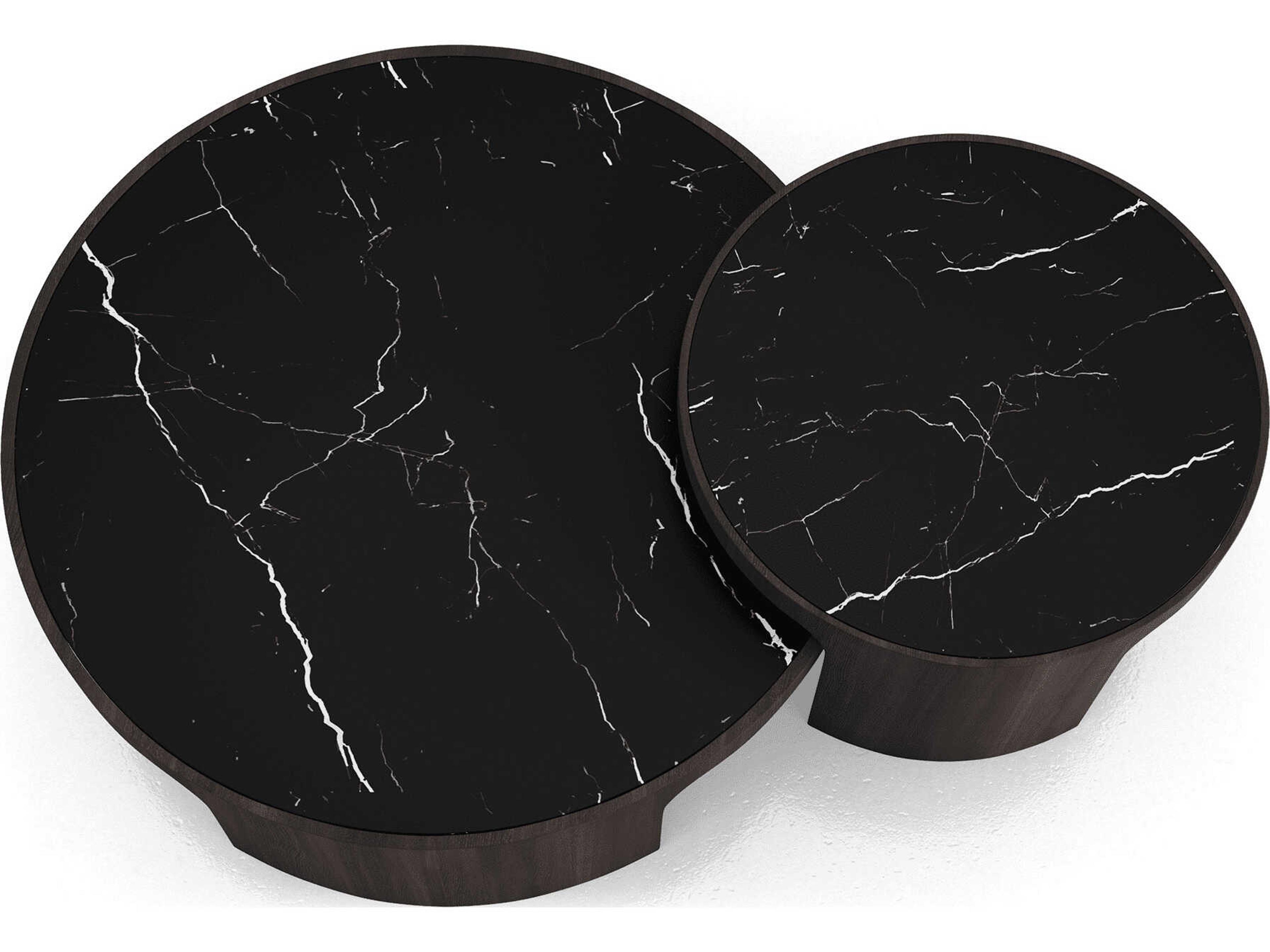 Luxcor Modluxe Thorne Coffee Tables Black Marble Ceramic