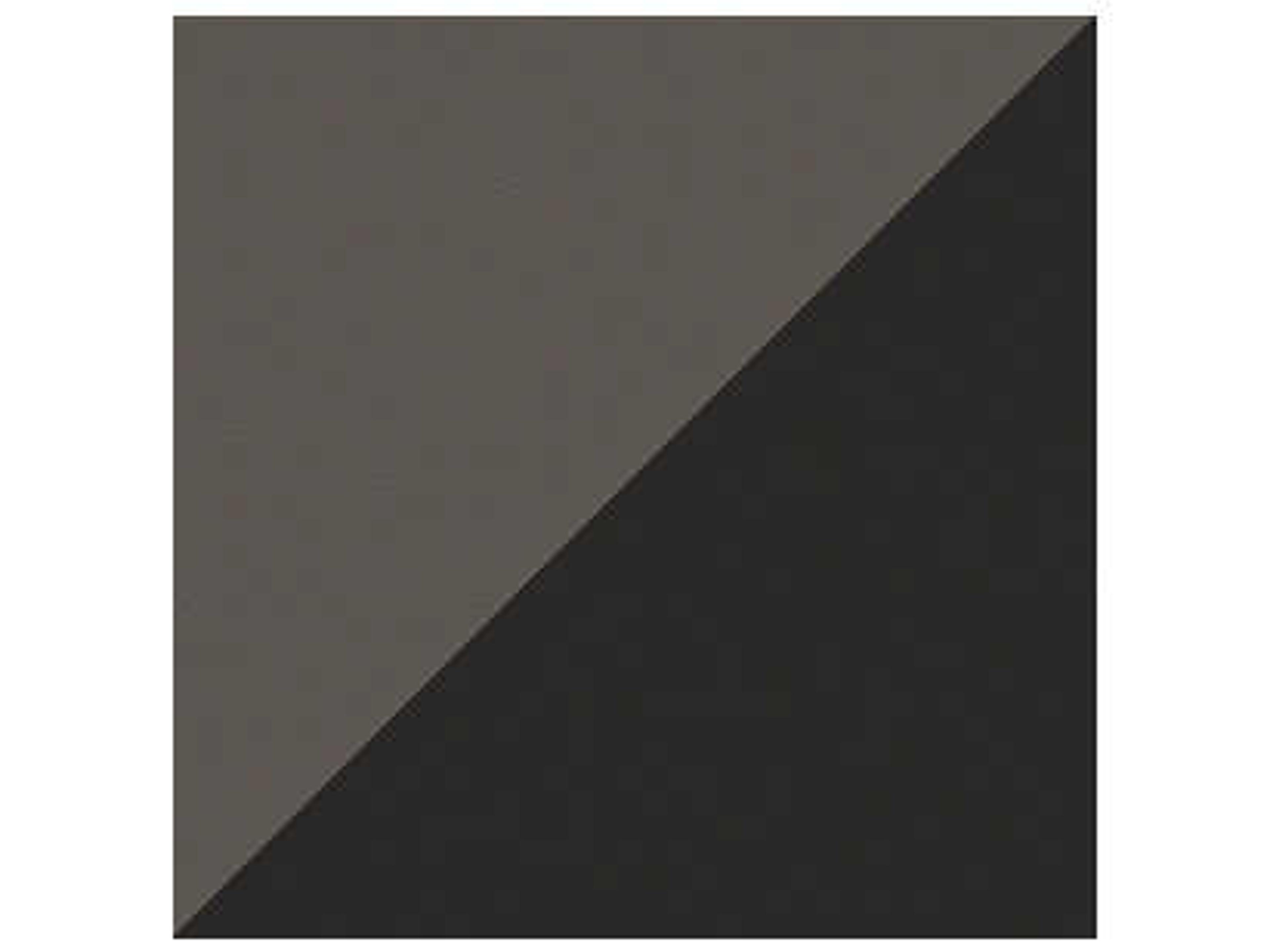 Luxcor Modluxe Lyon Lounge Chair Warm Gray and Graphite Leathers