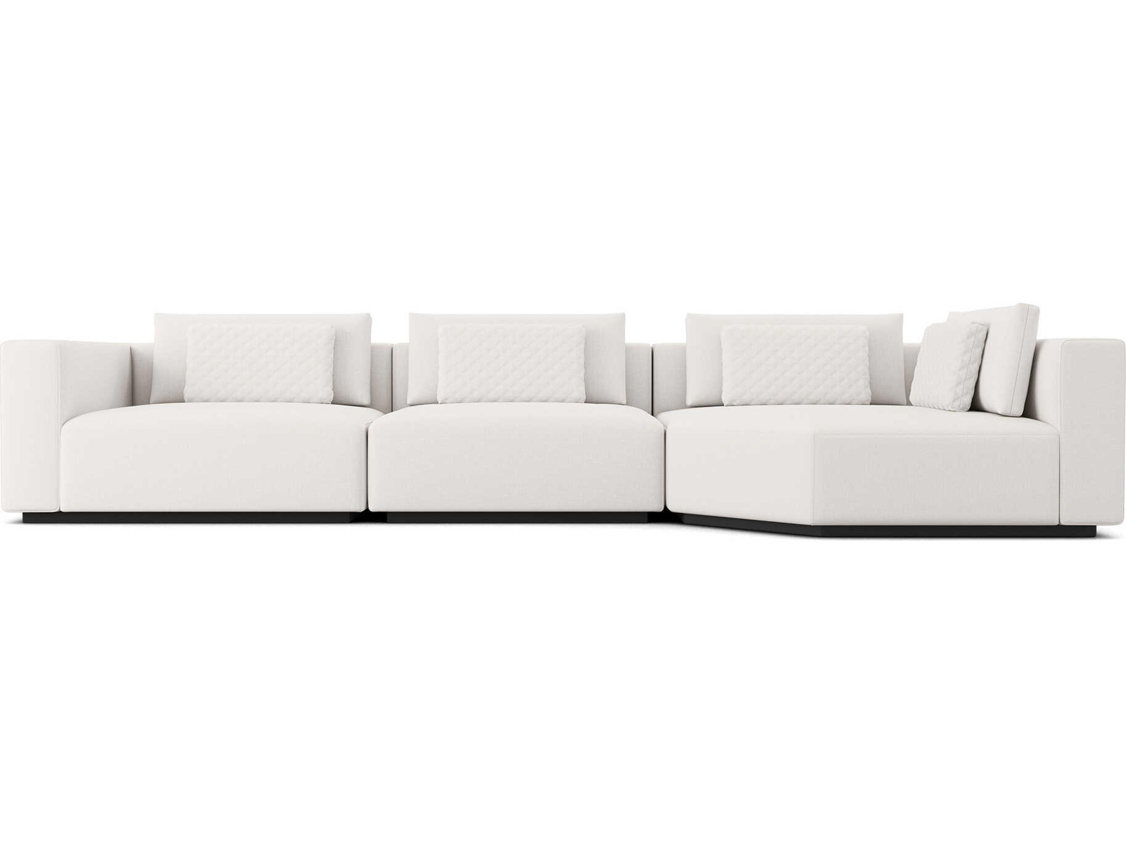 Luxcor Modluxe Siena Modular Sofa 25 Chalk Fabric / Left-Facing Arm