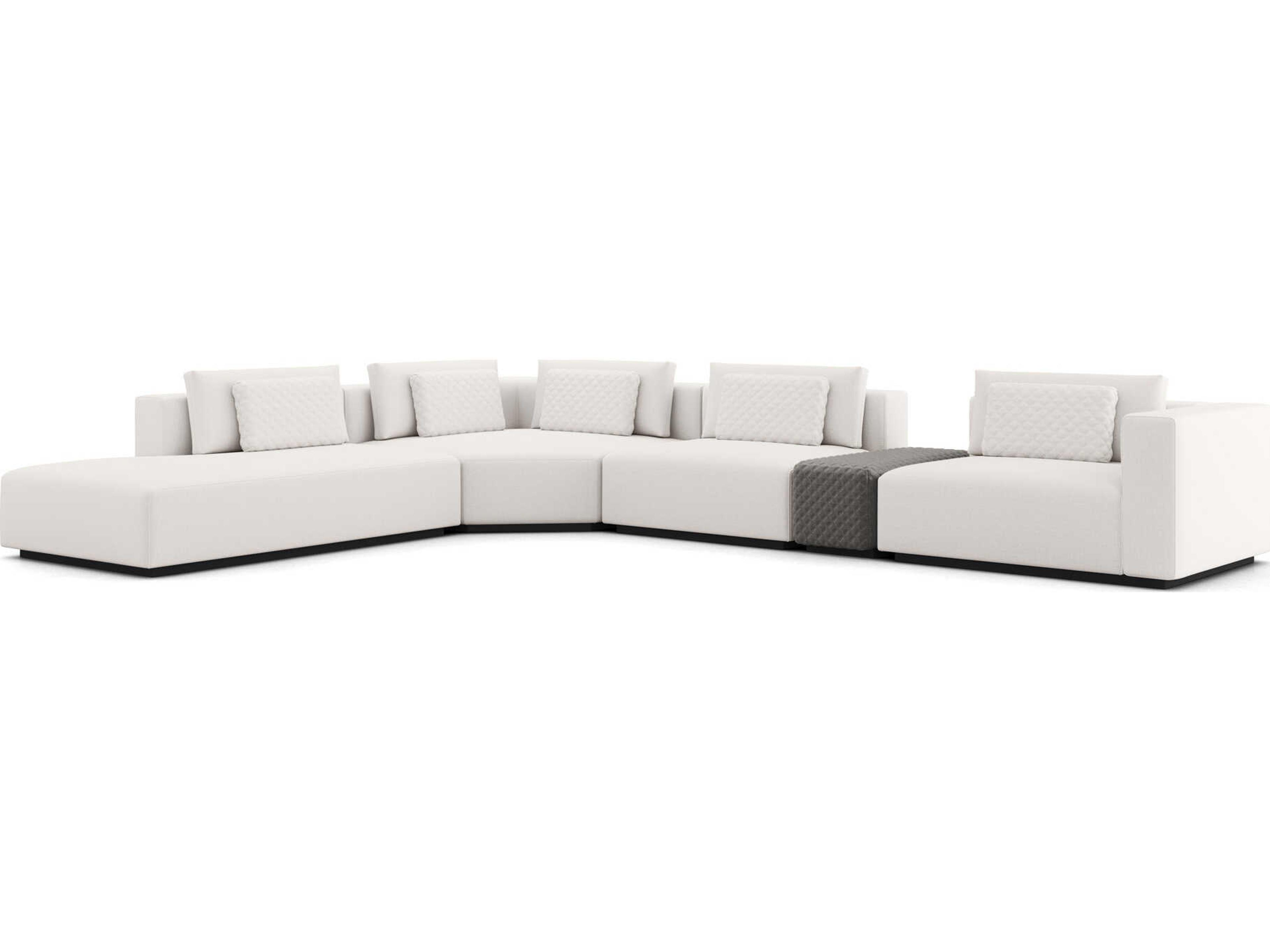 Luxcor Modluxe Siena Modular Sofa 30 Chalk Fabric / Right-Facing Arm