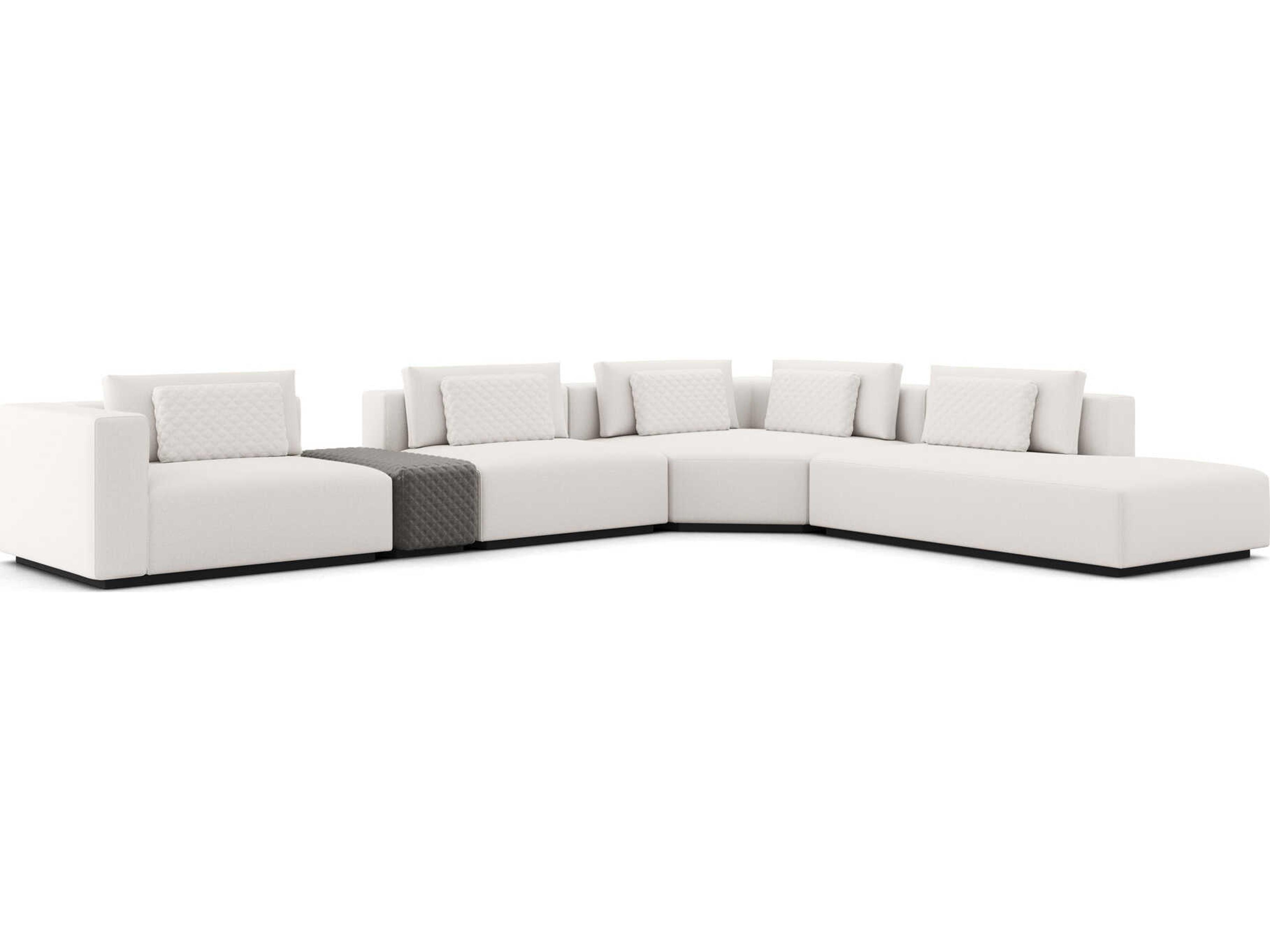 Luxcor Modluxe Siena Modular Sofa 30 Chalk Fabric / Left-Facing Arm