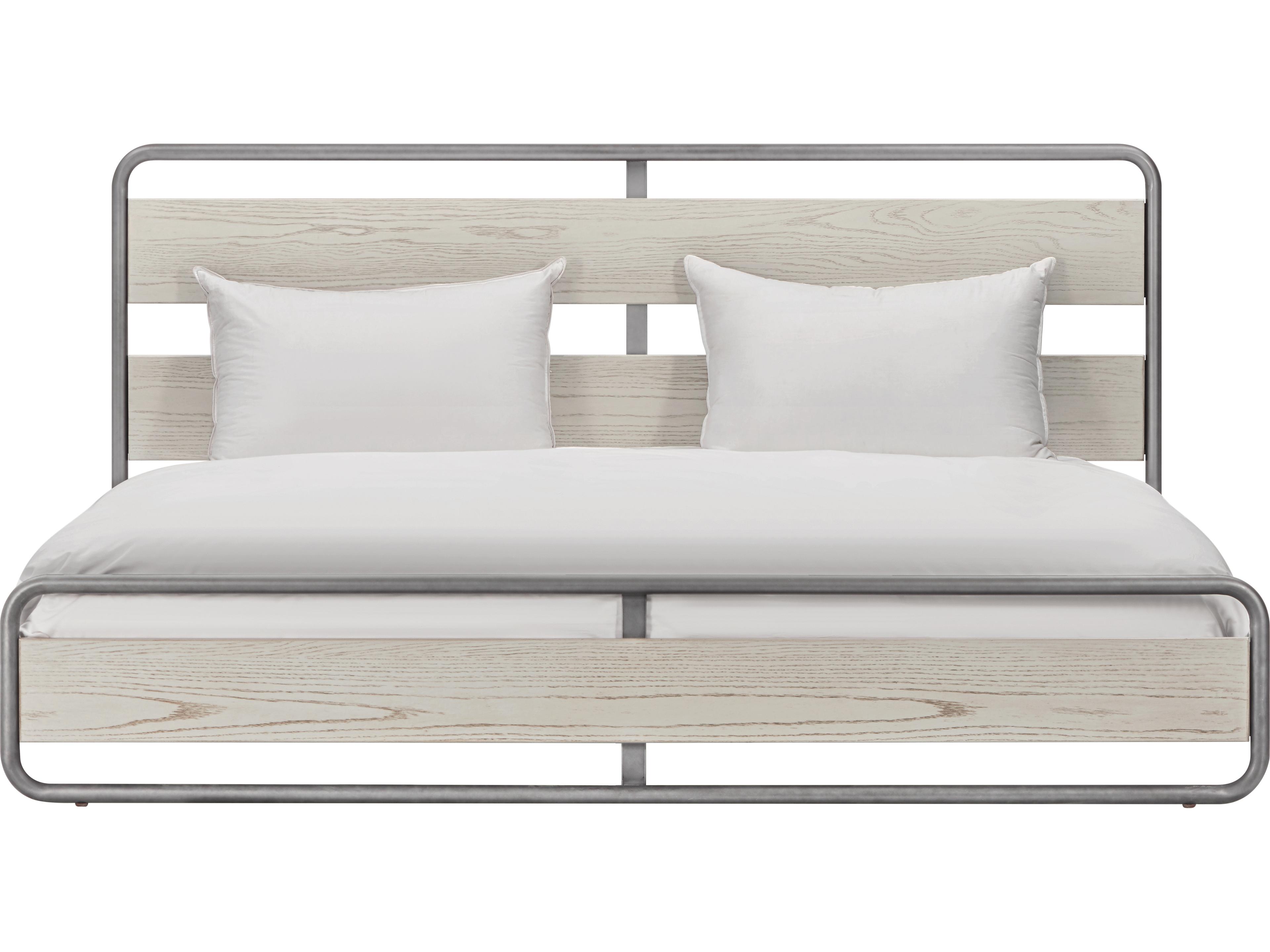 Luxecor Atelier Beige Oak Wood Queen Platform Bed