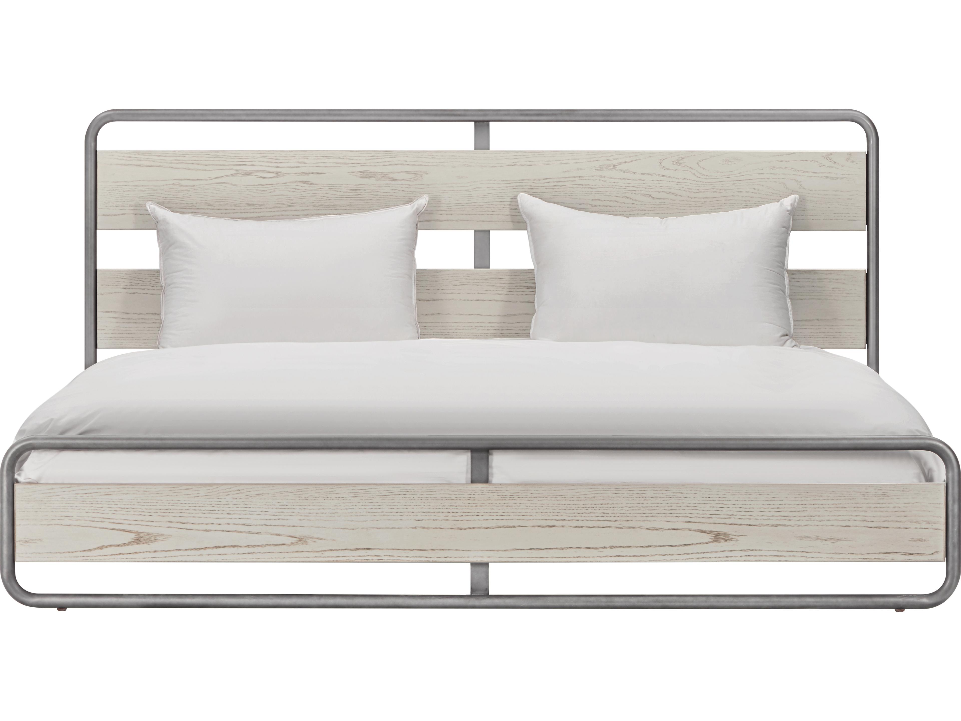 Luxecor Atelier Beige Oak Wood King Platform Bed