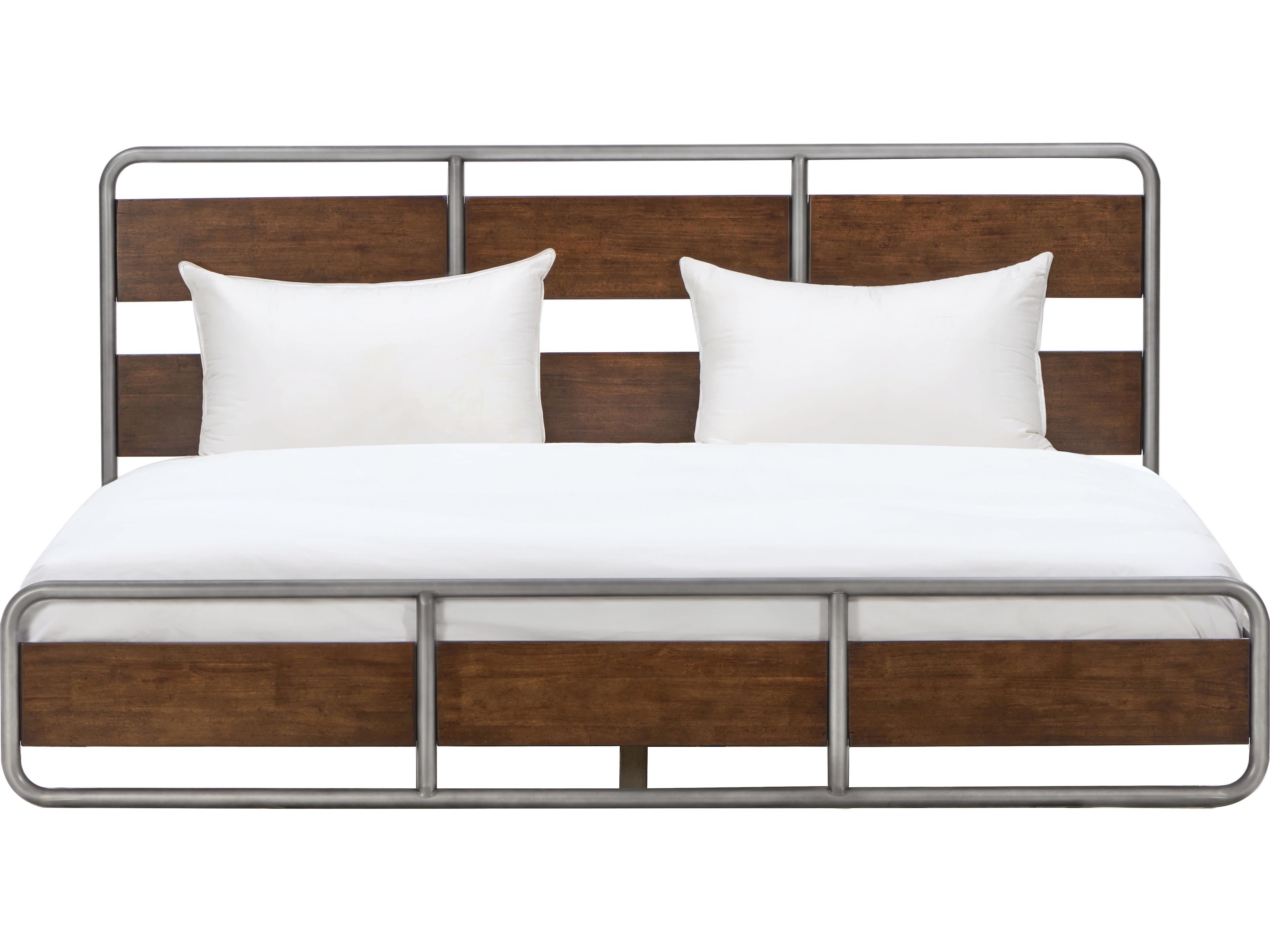 Luxecor Atelier Brown Oak Wood Queen Platform Bed