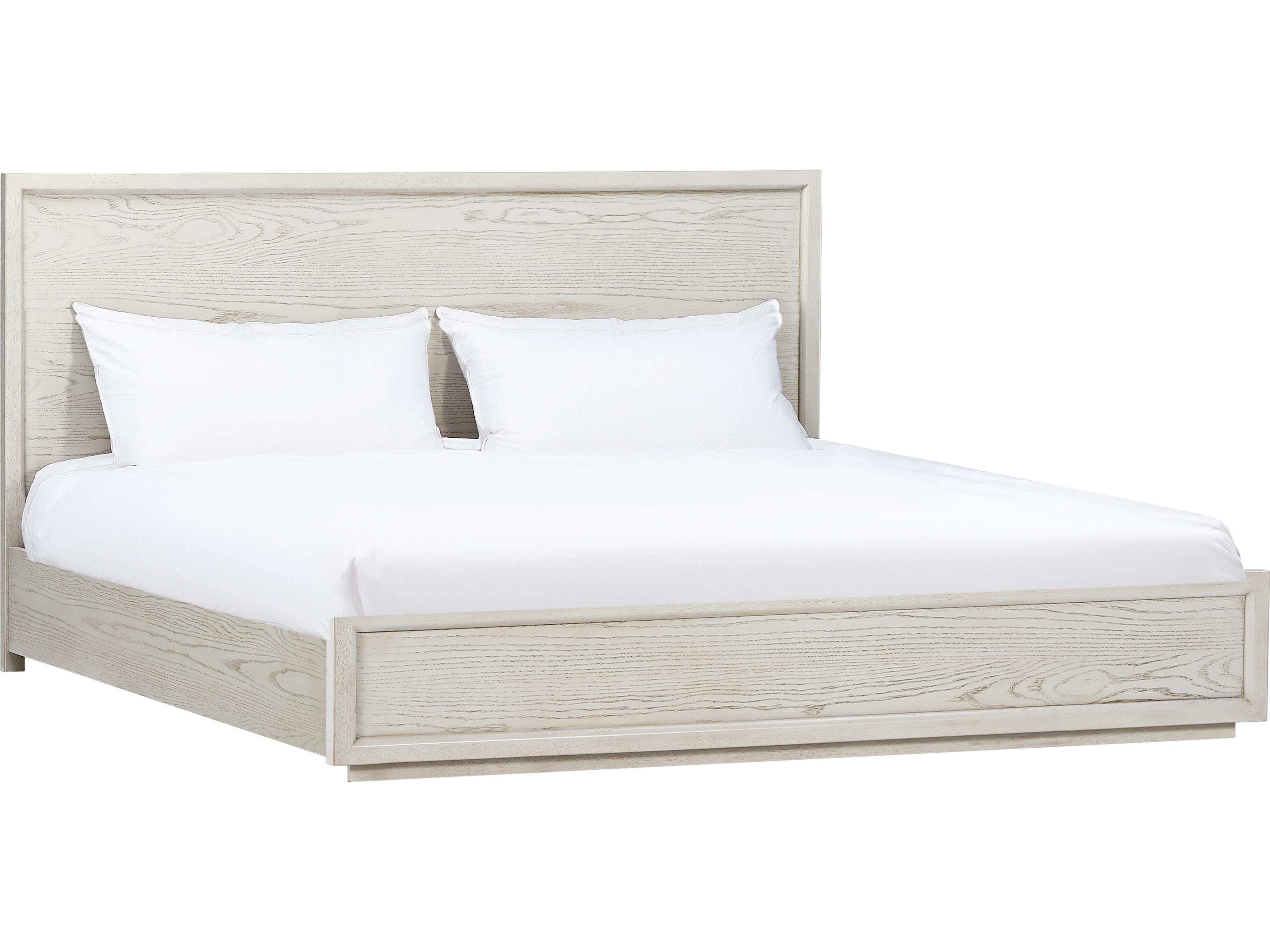 Luxecor Atelier Beige Oak Wood King Platform Bed