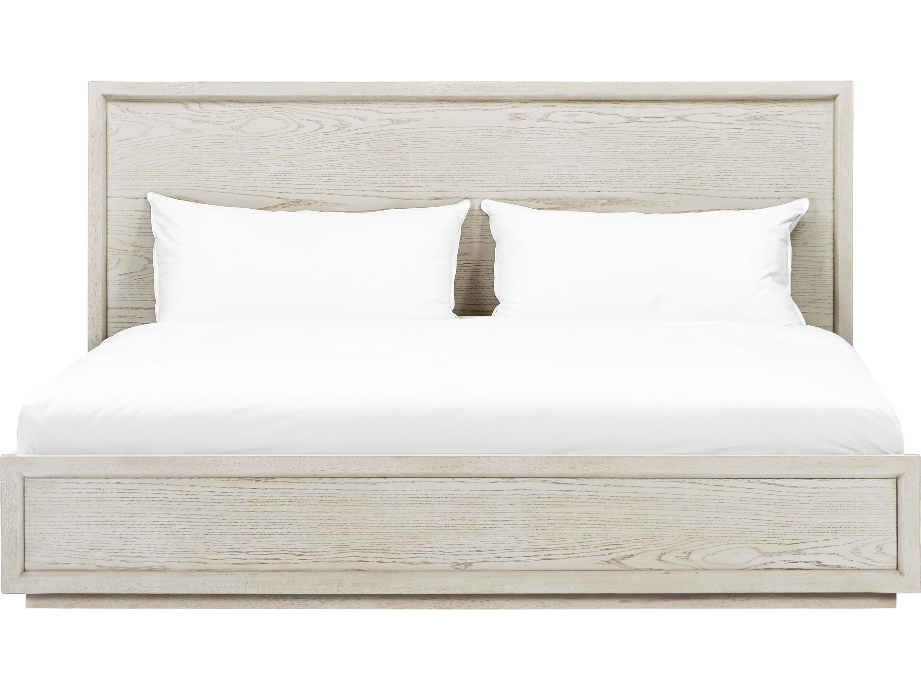 Luxecor Atelier Beige Oak Wood King Platform Bed