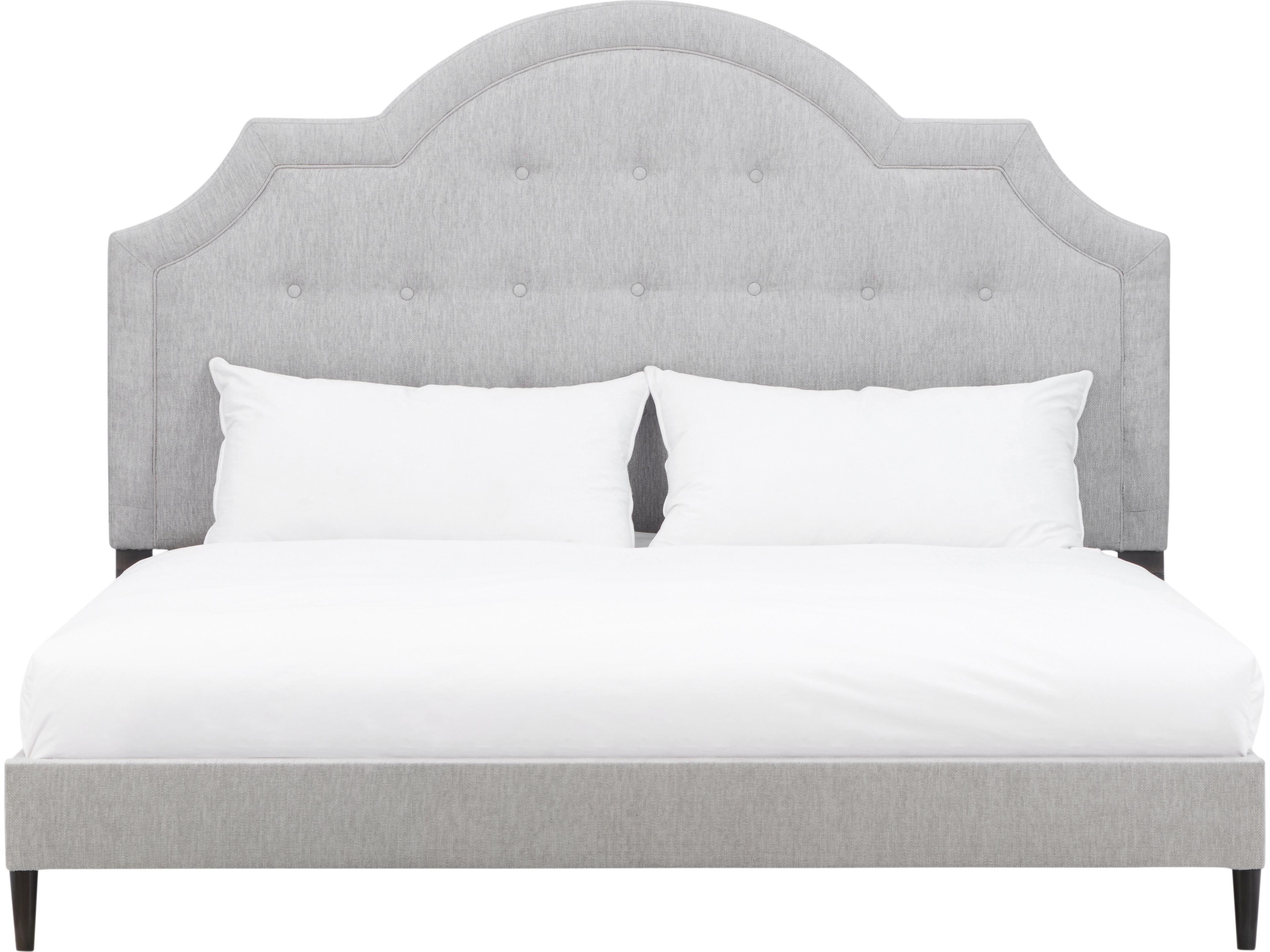 Luxecor Atelier Gray Upholstered Queen Panel Bed