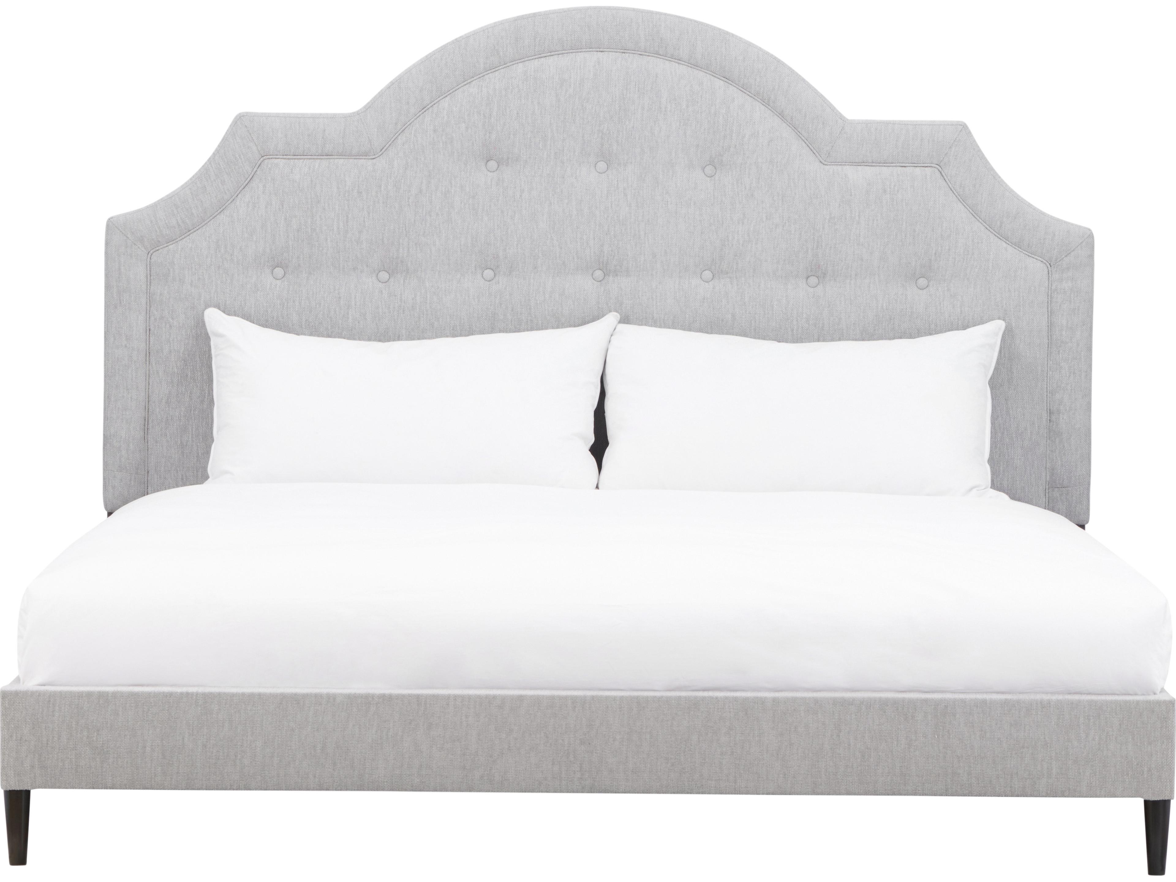 Luxecor Atelier Gray Upholstered Queen Panel Bed
