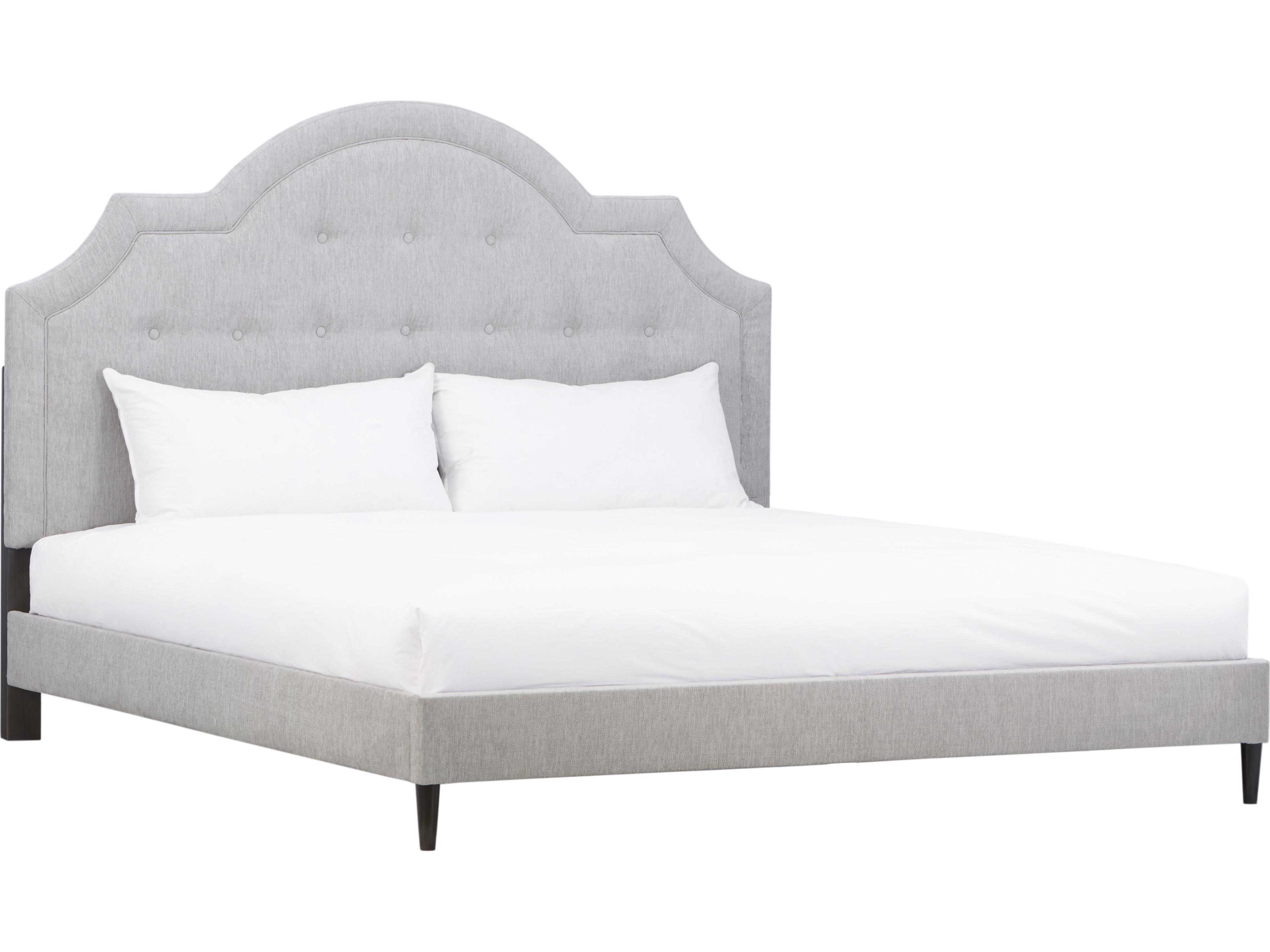Luxecor Atelier Gray Upholstered King Panel Bed