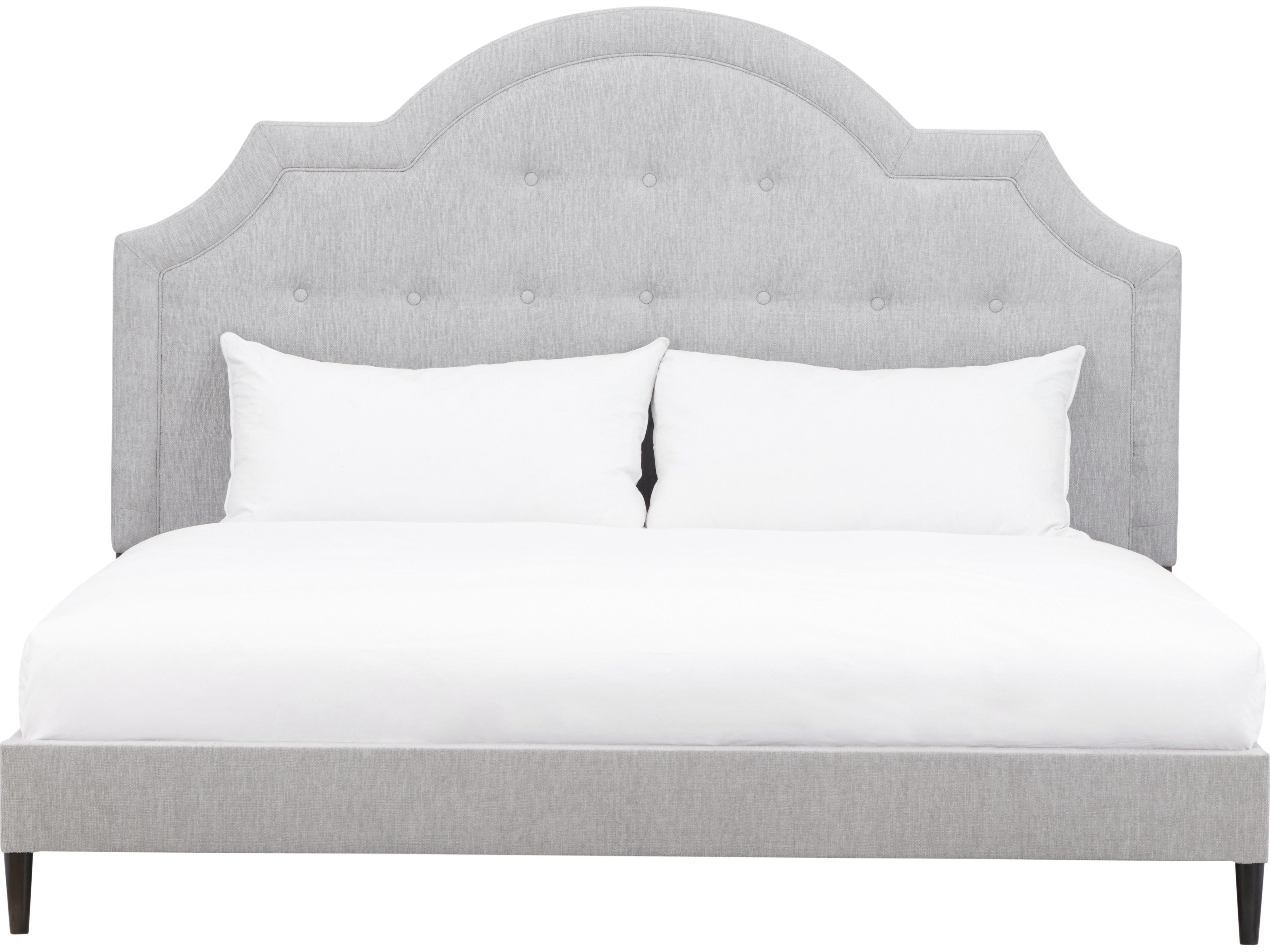 Luxecor Atelier Gray Upholstered King Panel Bed