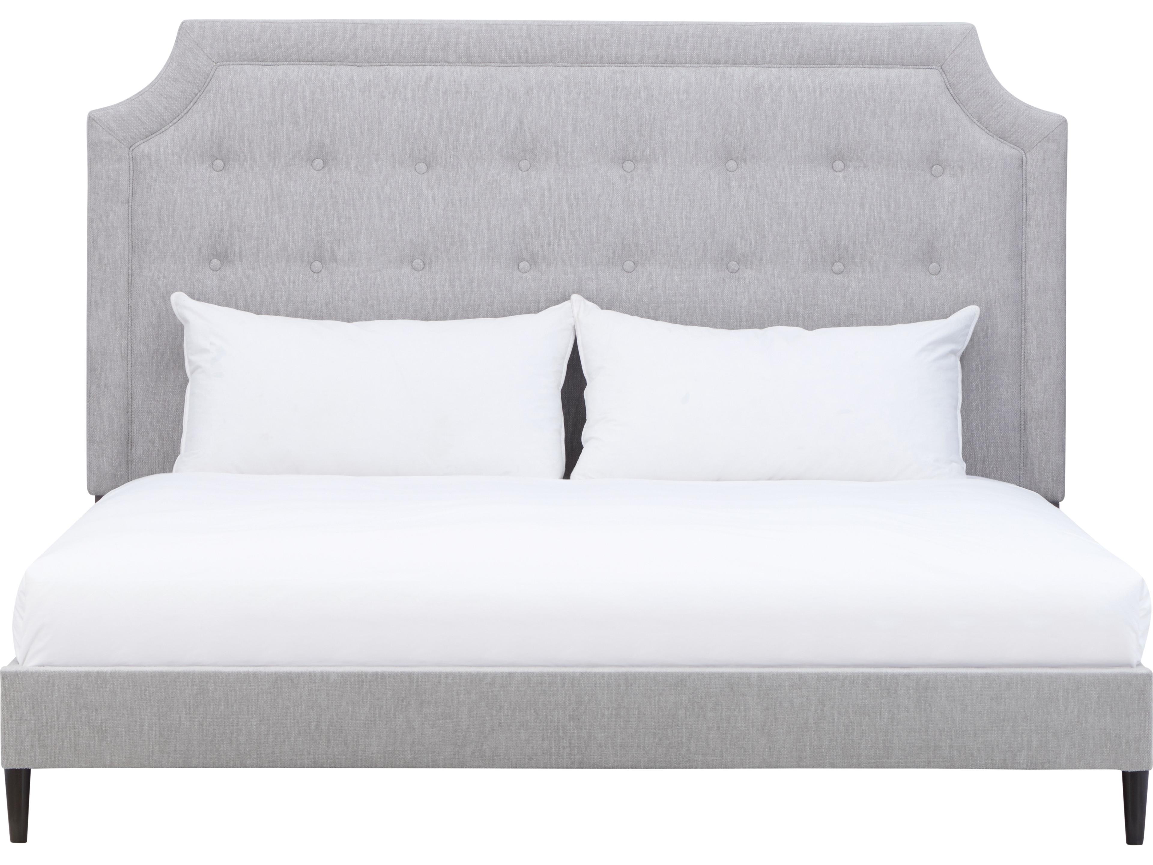 Luxecor Atelier Gray Upholstered Queen Panel Bed