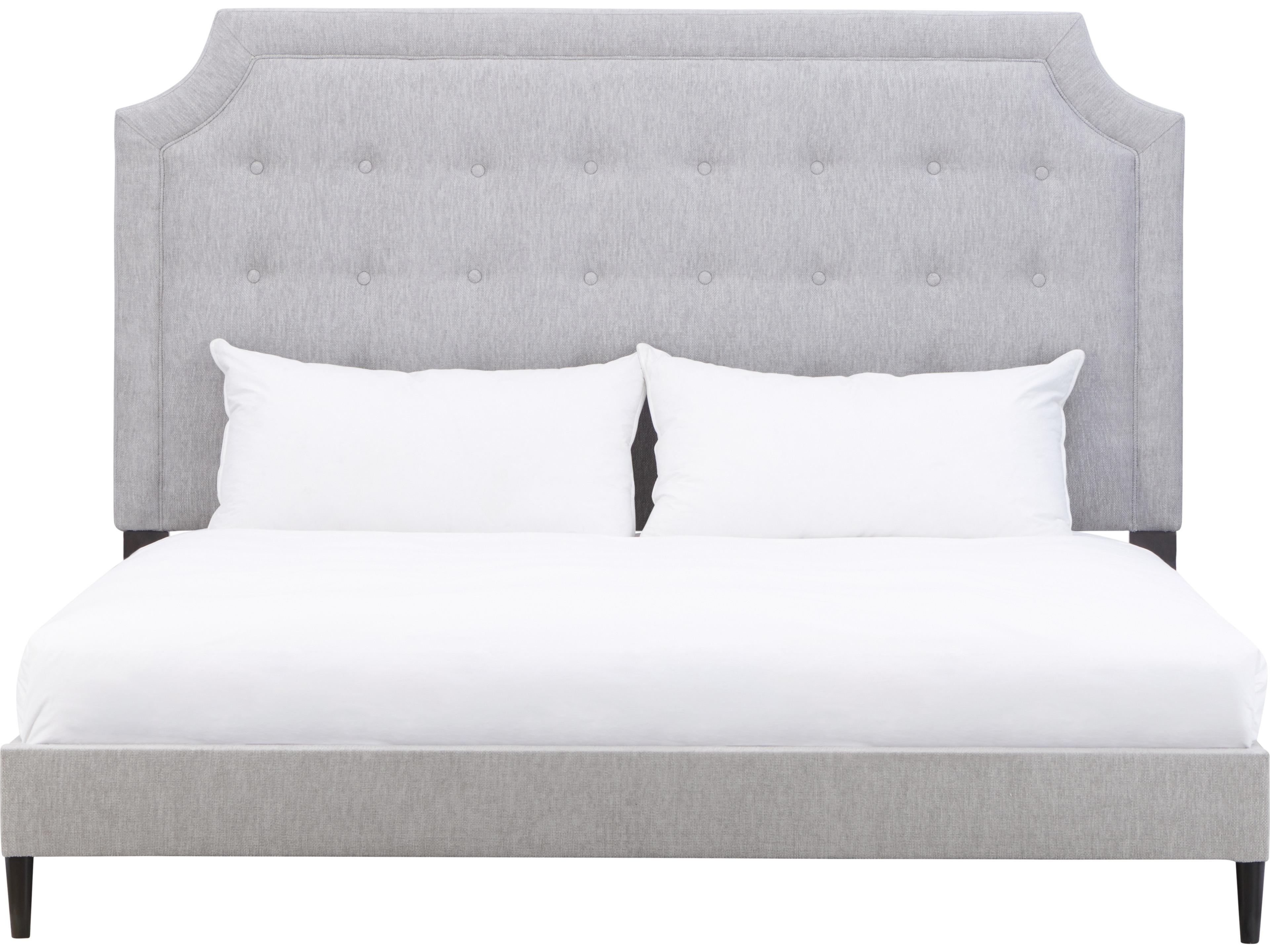 Luxecor Atelier Gray Upholstered Queen Panel Bed