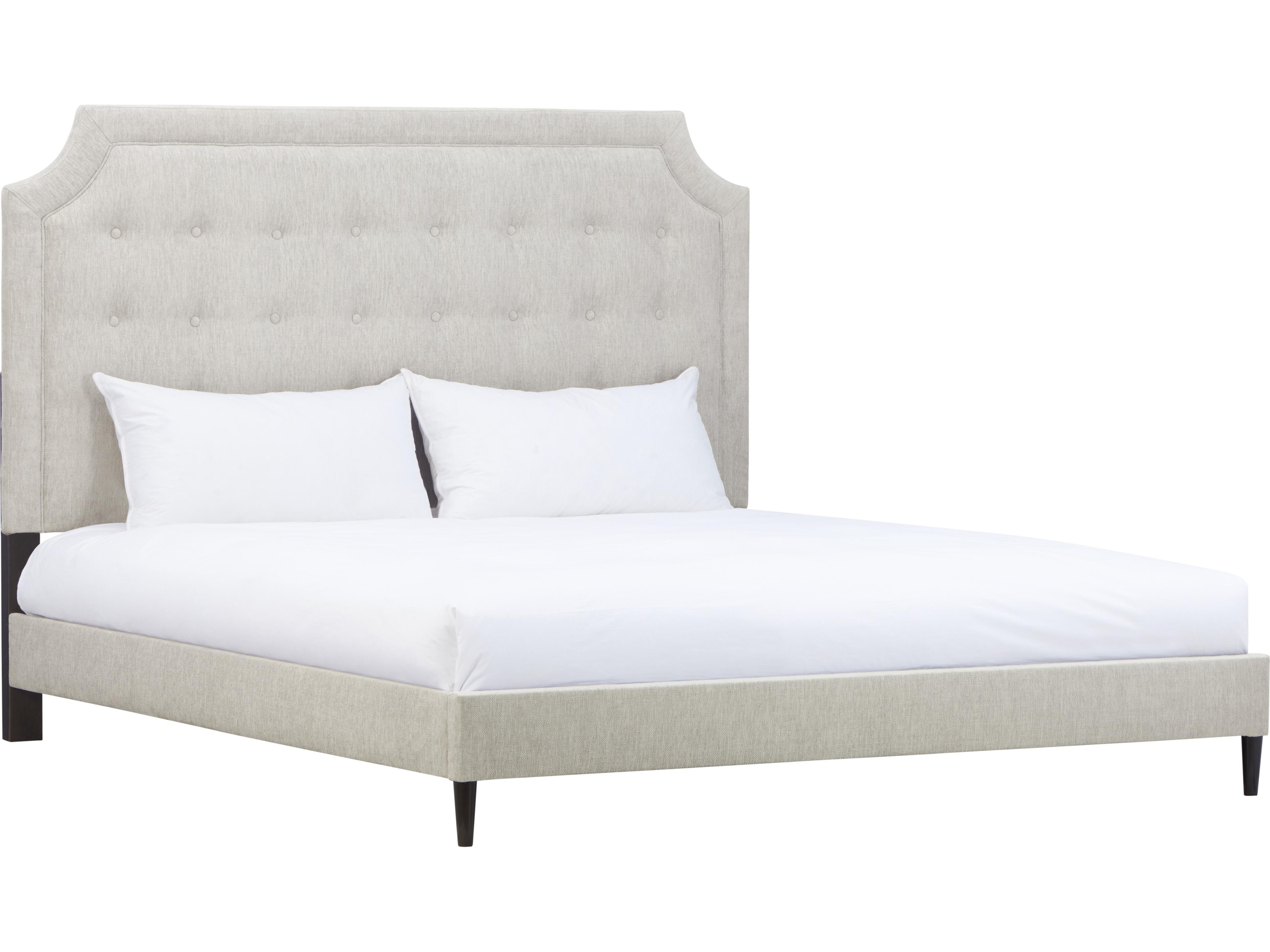 Atelier Beige Upholstered Queen Panel Bed